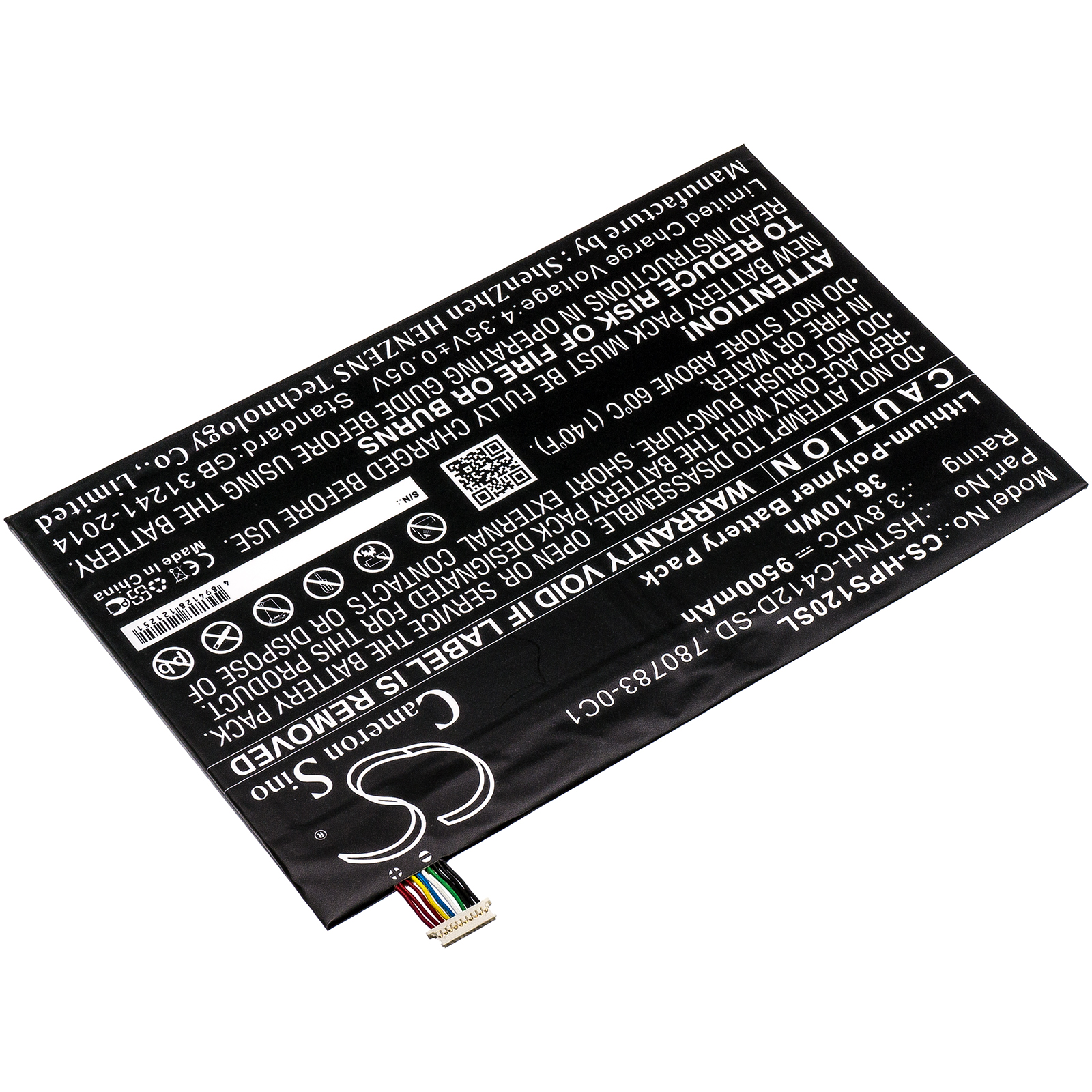Акумулятор HP K7X87AA, K7X87AA#ABA, K7X88AA, Pro Slate 12, QC8074 - Зображення 2