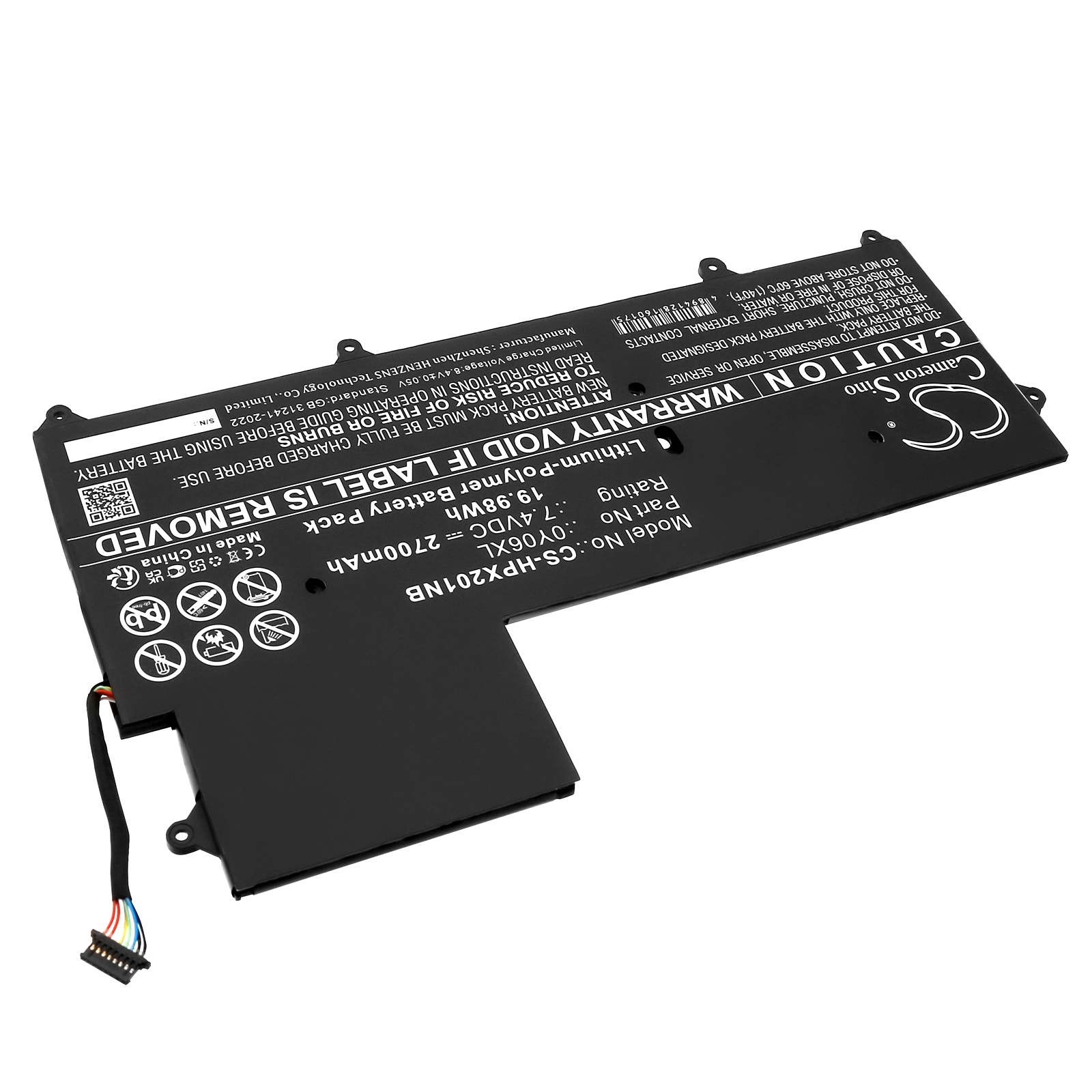 Акумулятор HP Elite x2 1011 G1 4G, Elite x2 1011 G1(J8W02AV), Elite x2 1011 G1(L0U13AA), Elite x2 1011 G1(L5G44EA), Elite x2 1011 G1(L5G45EA), Elite x2 1011 G1(L5G47EA), Elite x2 1011 G1(L5G75EA), Elite x2 1011 G1(L5G77EA), Elite x2 1011 - Зображення 2