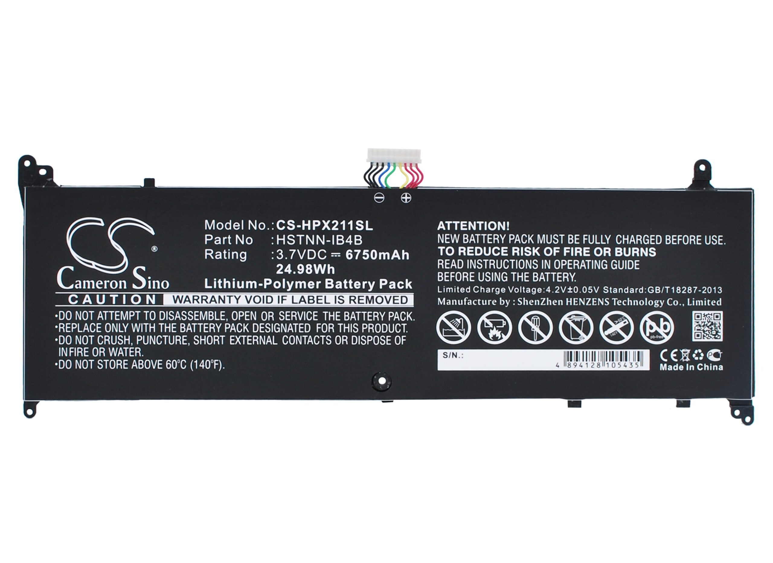 Акумулятор HP 11-G010NR, 11-G012NR, Envy X2 11, Envy x2 11-G000ES, Envy X2 11-G030EA, Envy x2 11-G900EA, Envy X211-G001TU, Envy X211-G003TU, Envy X211-G004TU, Envy X211-G095CA, TPN-104