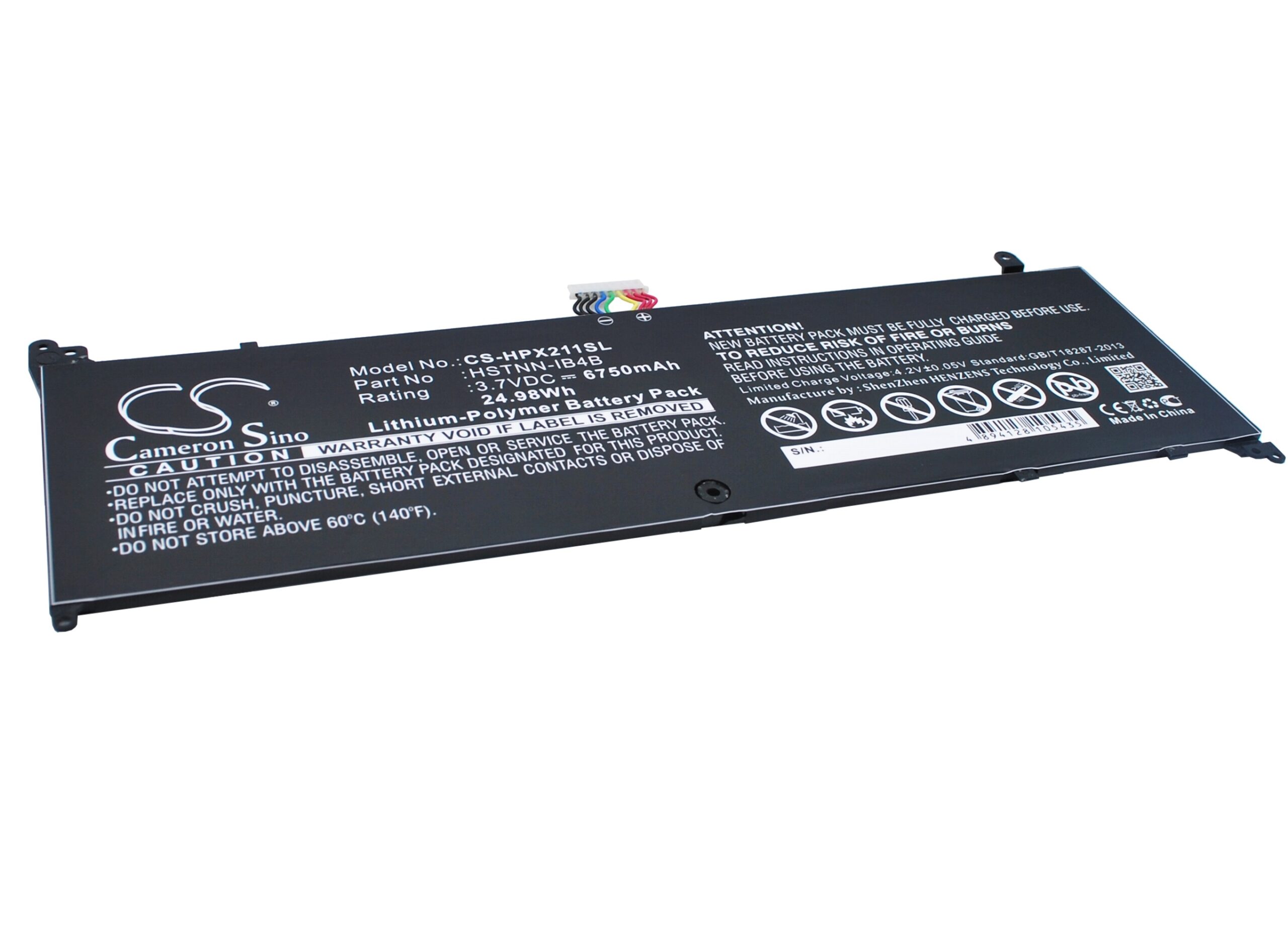 Акумулятор HP 11-G010NR, 11-G012NR, Envy X2 11, Envy x2 11-G000ES, Envy X2 11-G030EA, Envy x2 11-G900EA, Envy X211-G001TU, Envy X211-G003TU, Envy X211-G004TU, Envy X211-G095CA, TPN-104 - Зображення 3