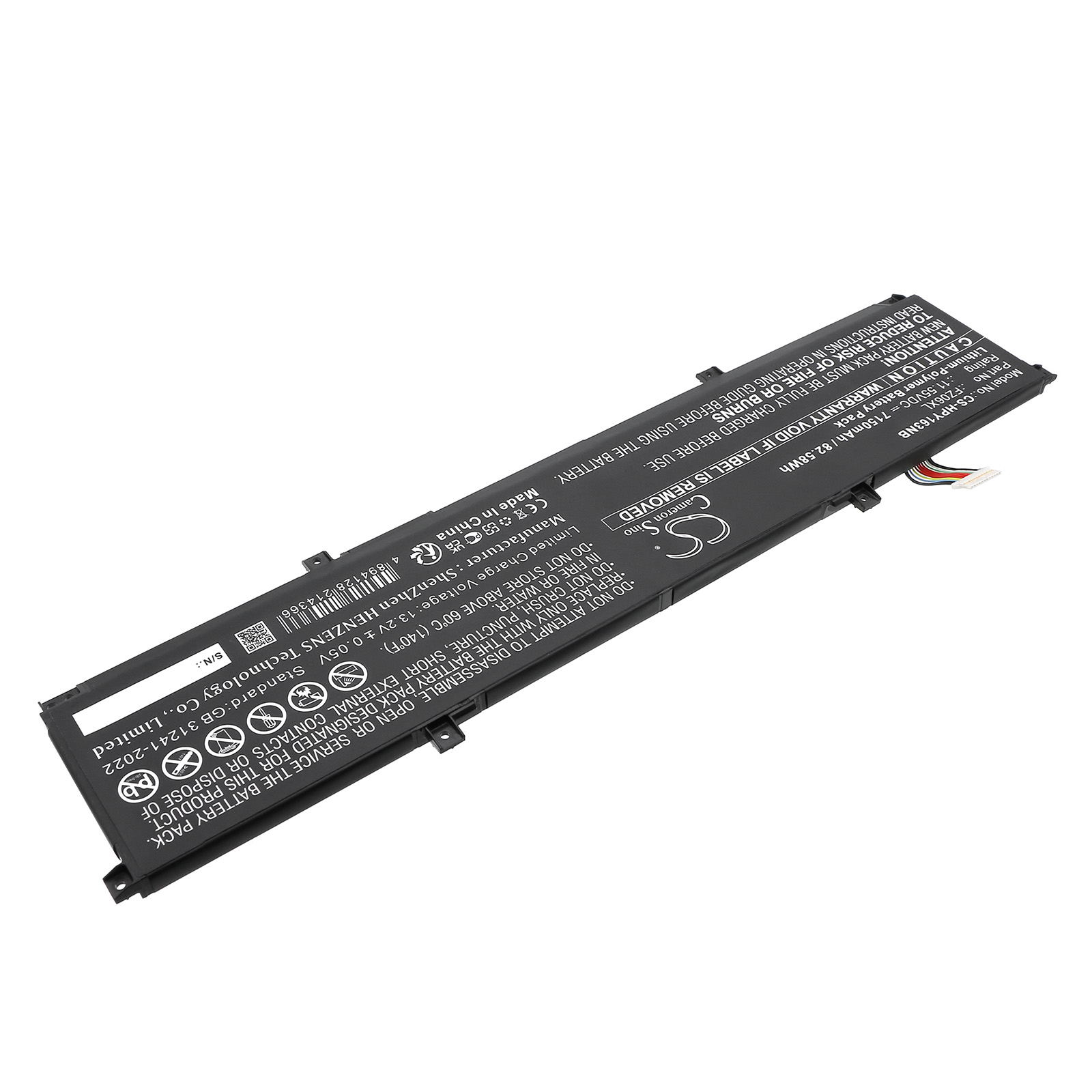 Акумулятор HP 16-f0035nr, 16t-f000, ENVY 16-H0000CI, ENVY 16-H0000NA, ENVY 16-H0000NC, ENVY 16-H0000NE, ENVY 16-H0000NH, ENVY 16-H0000NI, ENVY 16-H0000NK, ENVY 16-H0000NO, ENVY 16-H0000NP, ENVY 16-H0000NS, ENVY 16-H0000NV, ENVY 16-H0000NZ, ENVY - Зображення 2