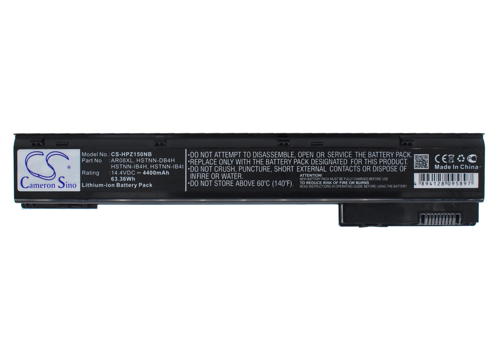 Акумулятор HP ZBook 15, ZBook 15 G3, ZBook 15 Mobile Workstation, ZBook 17, ZBook 17 G1, ZBook 17 G2, ZBook 17 G3, ZBook 17 Mobile Workstation, ZBook 729BJC321015