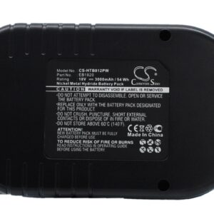 Акумулятор Hitachi C 18DL, C 18DLX, C 18DMR, C 6DC, C 6DD, CJ 18DL, CJ 18DLX, CR 18DL, CR 18DLX, CR 18DMR, CR 18DV, CR18DL, DH 18DL, DH 18DLX, DS 18DFL, DS 18DFLG, DS 18DL, DS 18DMR, DS 18DVB, DS 18DVB2, DS 18DVB2K, DS 18DVF3, DS18DFL, DS18DFLPC,