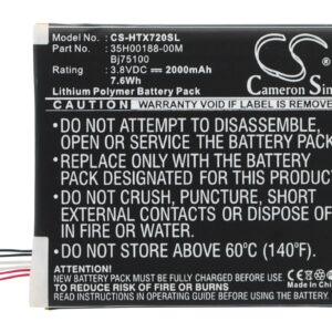 Акумулятор AT&T One X Plus, s728e