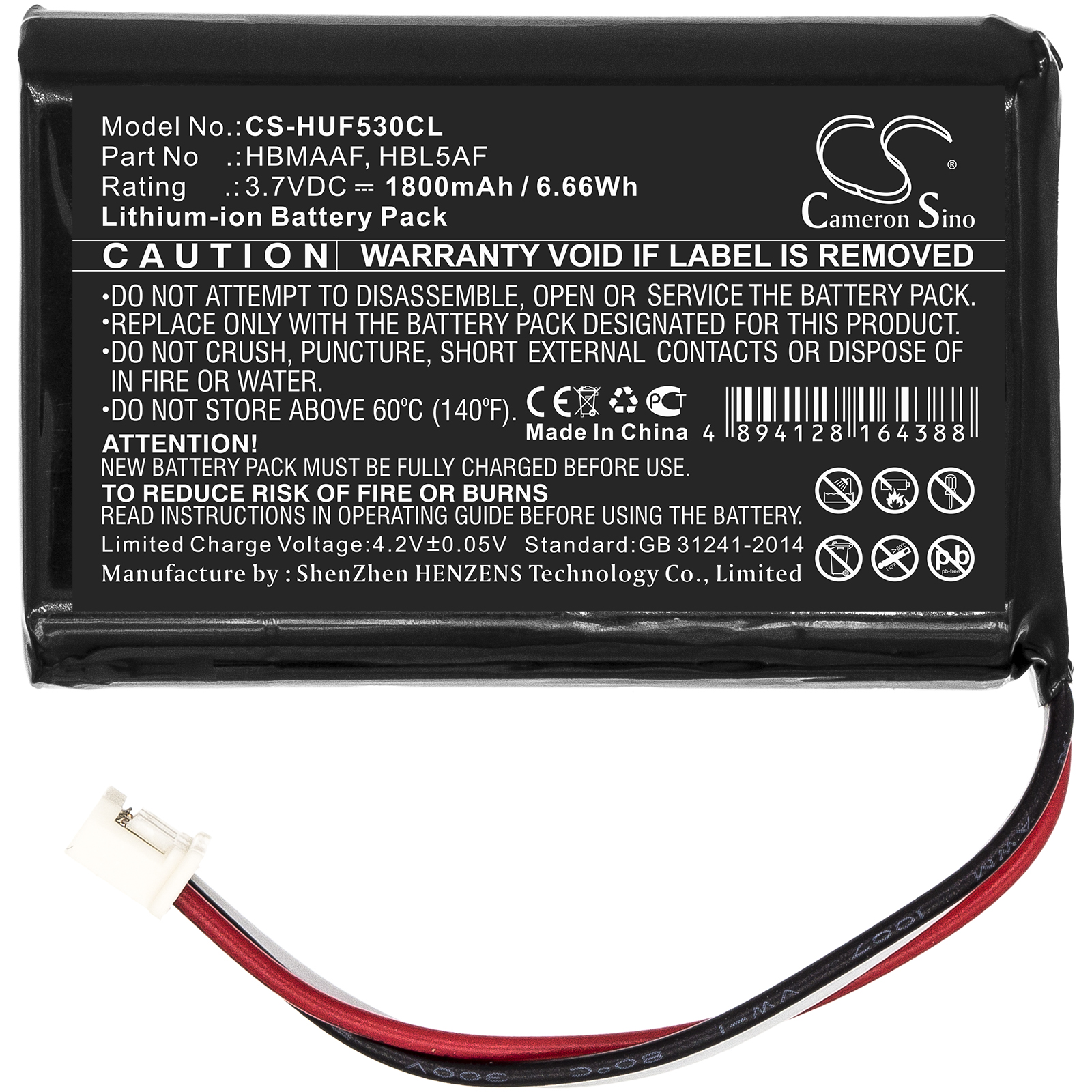 Акумулятор Huawei ETS5623, F202, F316, F317, F501, F516, F530, FP515H - Зображення 3