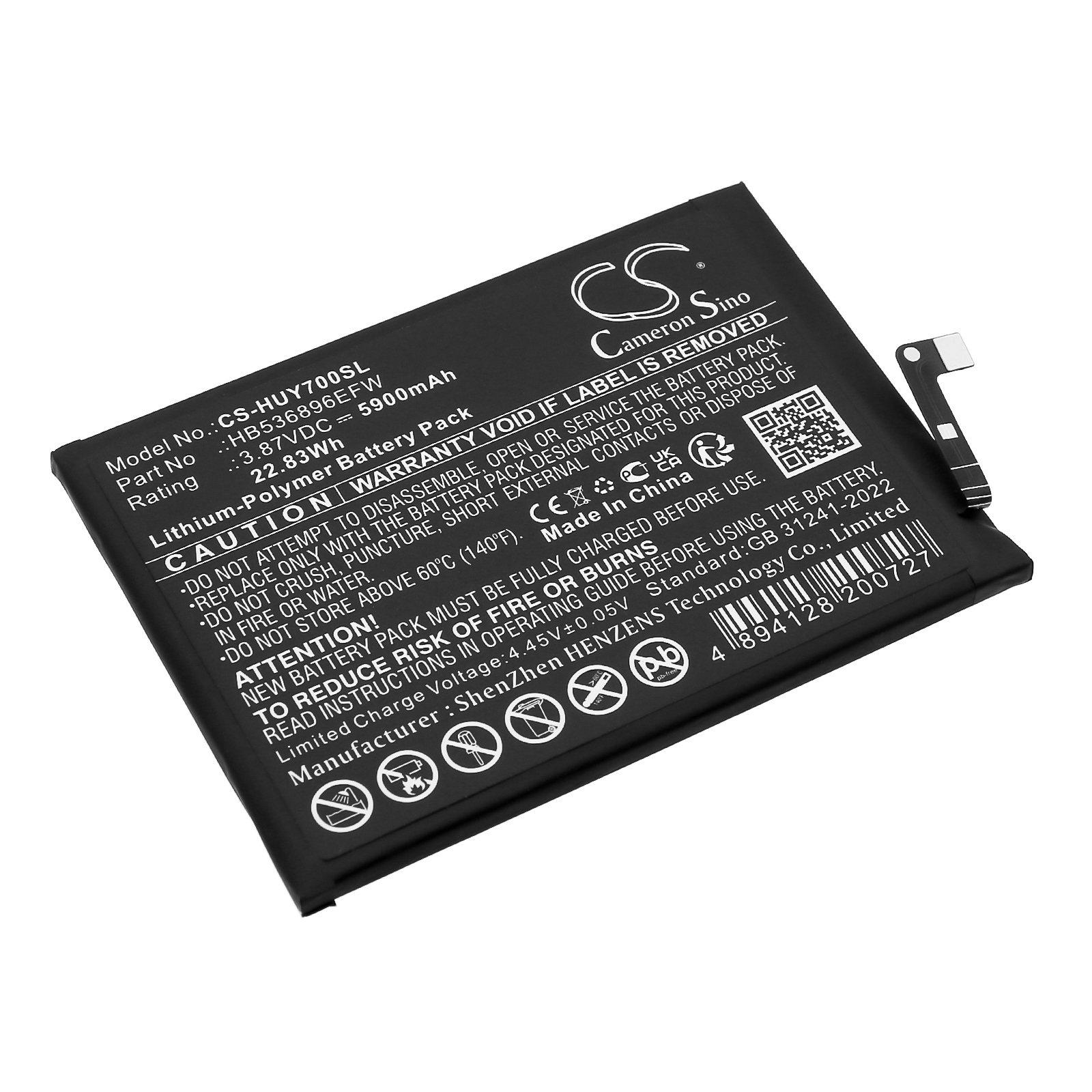 Акумулятор Huawei MGA-AL00, MGA-LX3, MGA-LX9, MGA-LX9N, Nova Y70, Nova Y70 Plus, Nova Y70+