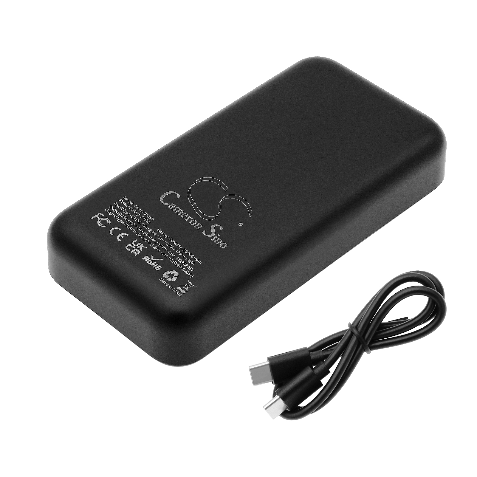 Акумулятор 20000 mAh for QC3.0 + PD 18W CS-HYG055B