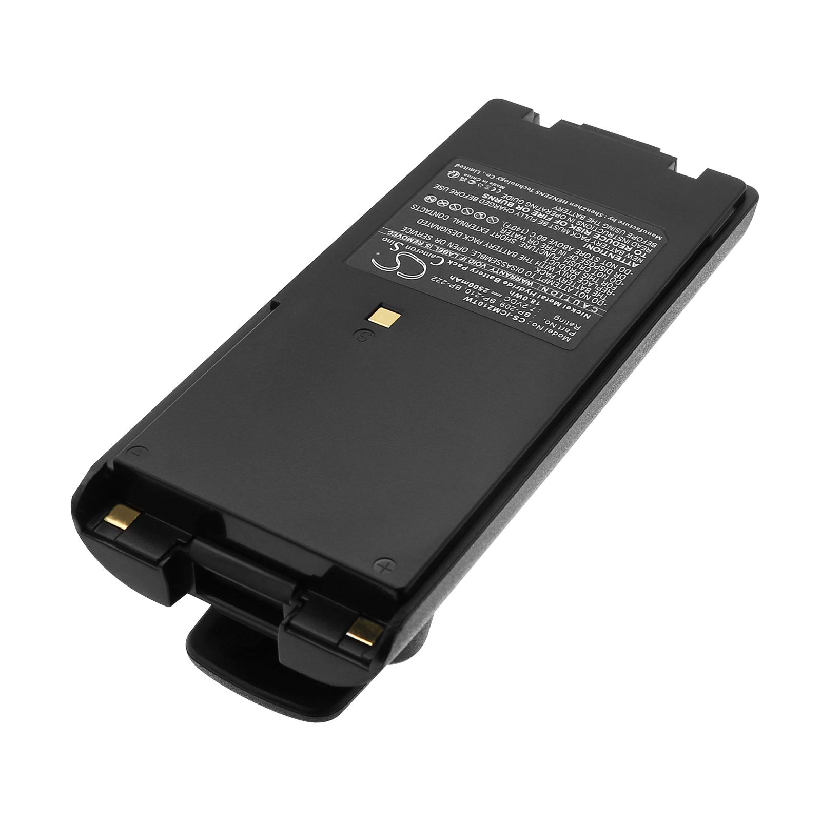 Акумулятор Icom IC-A24, IC-A24E, IC-A6, IC-A6E, IC-F11, IC-F11BR, IC-F11S, IC-F12, IC-F12S, IC-F21, IC-F21BR, IC-F21GM, IC-F21S, IC-F22, IC-F22S, IC-F22SR, IC-F30FS, IC-F30GS, IC-F30GT, IC-F31GS, IC-F31GT, IC-F3G, IC-F3GS, IC-F3GT, IC-F40GS, - Зображення 2