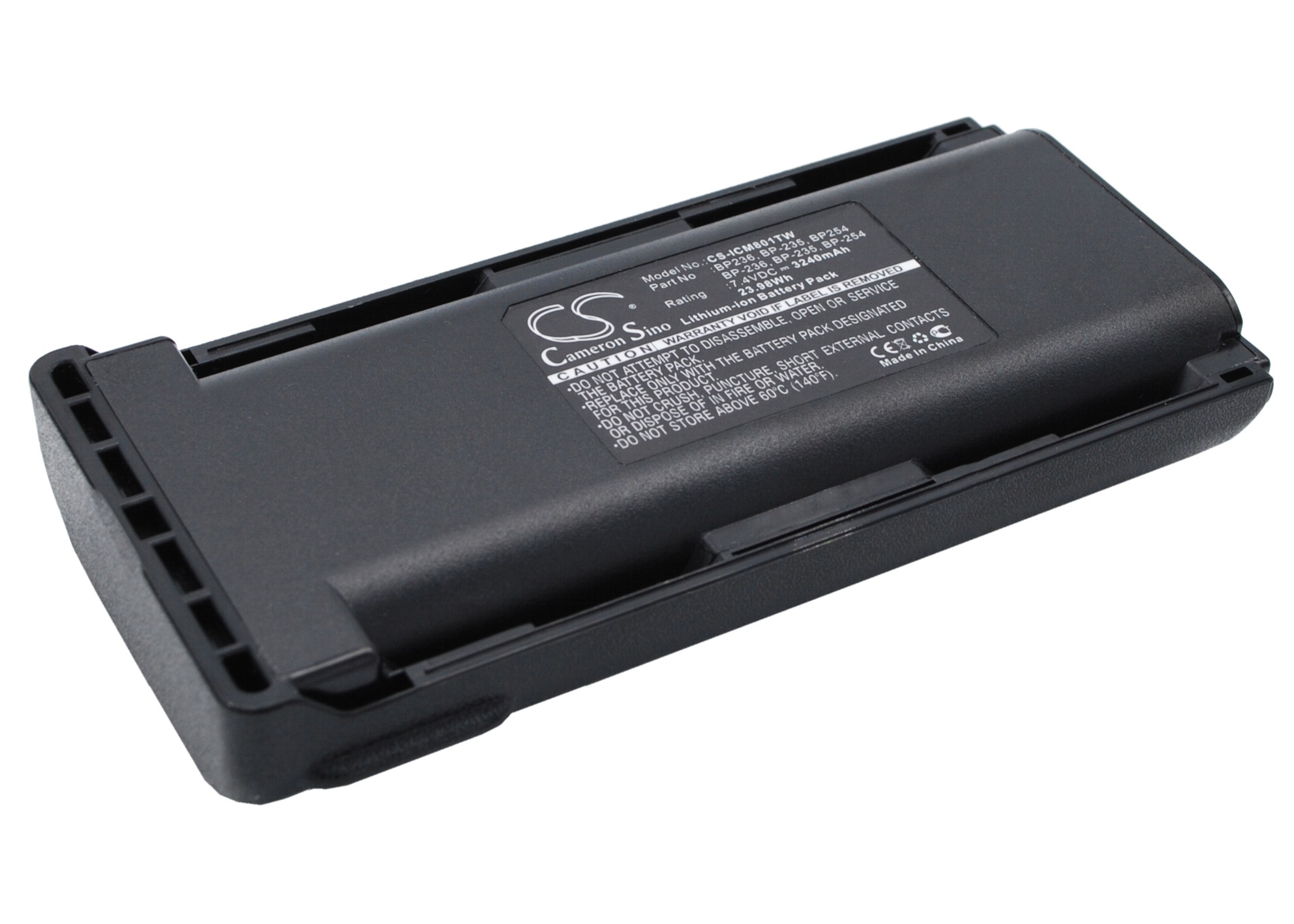 Акумулятор ICOM IC-F70, IC-F70D, IC-F70DS, IC-F70DST, IC-F70S, IC-F70T, IC-F80, IC-F80DS, IC-F80DT, IC-F80T, IC-F9011 - Зображення 3