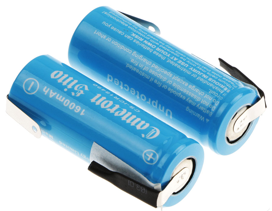 Акумулятор 1600 mAh for CS-ICR18490NF - Зображення 2