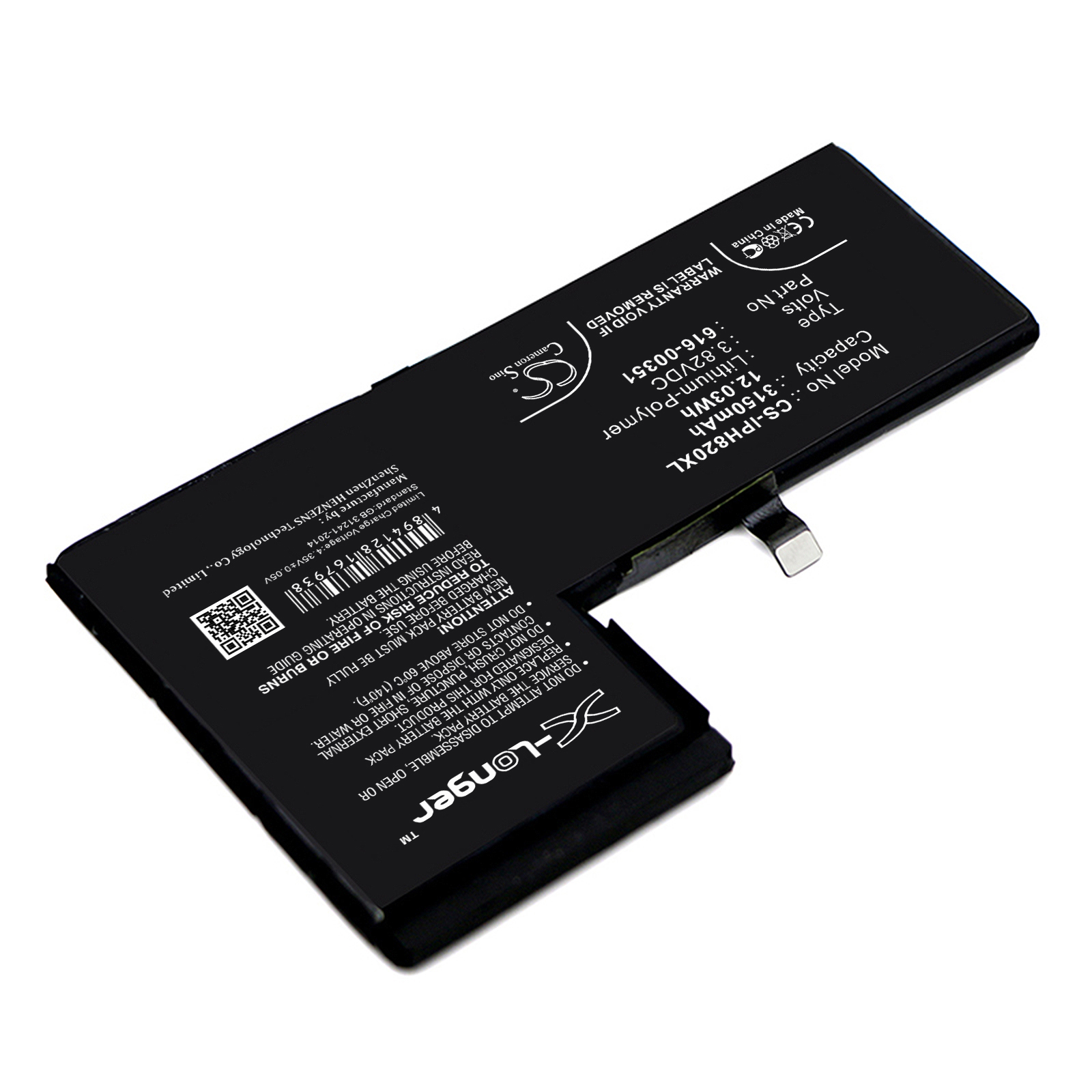Акумулятор Apple iPhone X, MQA52LL/A, MQA62LL/A, MQA82LL/A, MQA92LL/A - Зображення 2