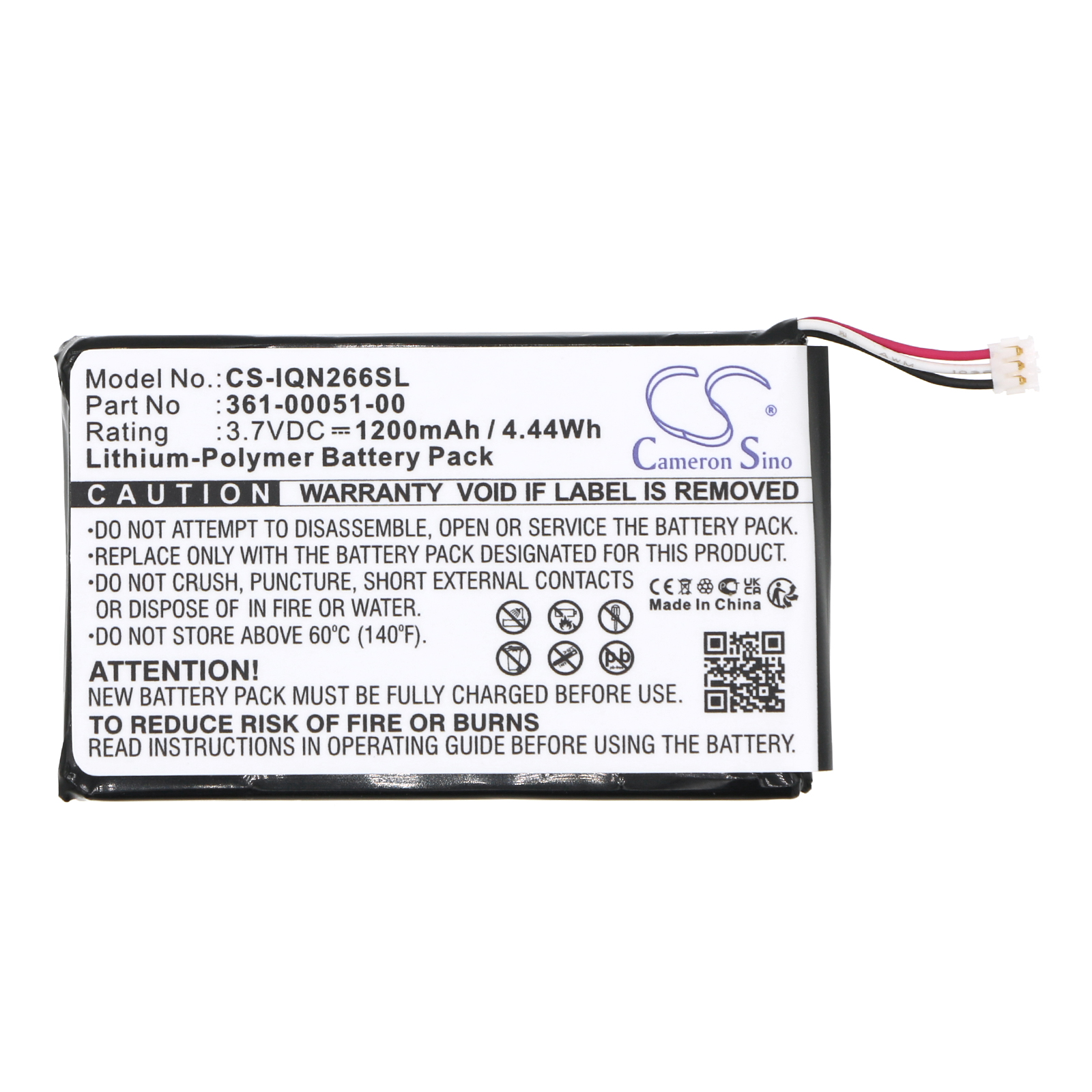 Акумулятор Garmin Nuvi 2460LMT, Nuvi 2595LM, Nuvi 2595LMT, Nuvi 2660LMT, Nuvi 2669LMT - Зображення 3