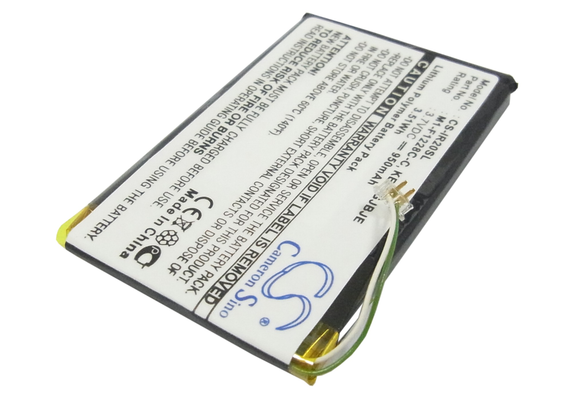Акумулятор iRiver Clix 2 2GB, Clix 2 4GB, Clix 2 8GB, Clix Plus, REI-iriverclix1, REI-iriverclix2, U20 - Зображення 2