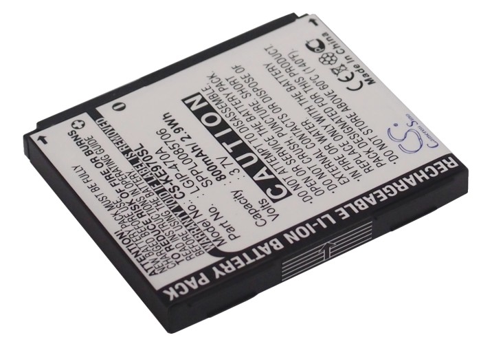 Акумулятор LG GD330, KE70, KE970, KE970U, KF600, KF750, KG270, KG70, KG70c, KU970, LF755, LG Muziq, LG Secret, LX570, SHINE, Shine KE970, Shine KF600, Shine KG70, Shine KG70c, Shine KU970, U970 - Зображення 2