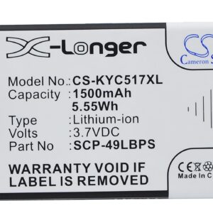 Акумулятор KYOCERA C5155, C5170, C5171, Hydro, Hydro Plus, KYC5170, Rise, Rise C5155