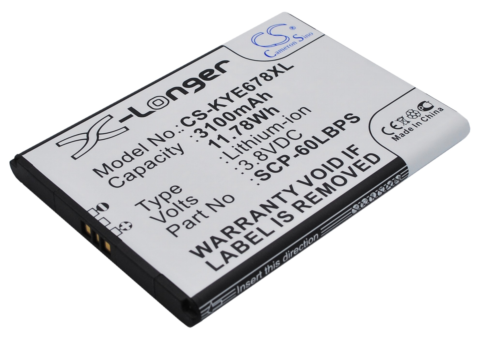 Акумулятор Kyocera Brigadier, DuraForce, E6560, E6762, E6782