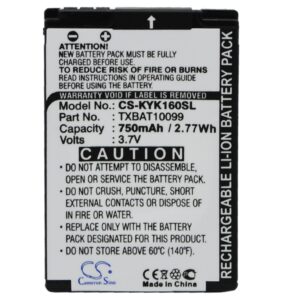 Акумулятор Kyocera Candid KX16, Dorado KX12, Dorado KX13, KX12, KX13, KX16, KX160, Xcursion KX160