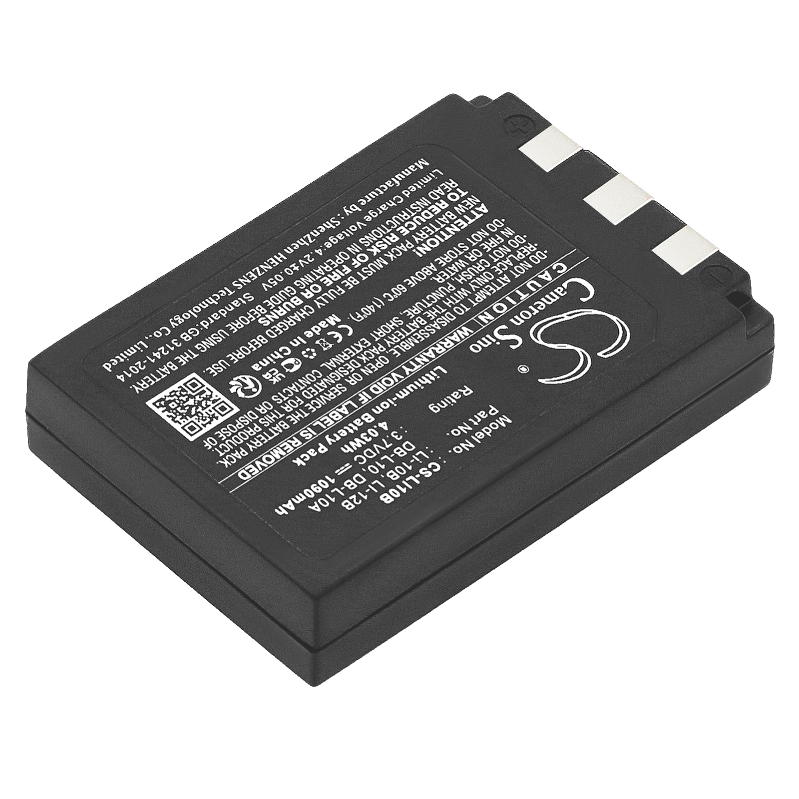Акумулятор Sanyo Xact DSC-J1, Xacti DSC-AZ3, Xacti DSC-J2, Xacti DSC-MZ3, Xacti VPC-AZ3, Xacti VPC-AZ3EX, Xacti VPC-J1, Xacti VPC-J1EX, Xacti VPC-J2, Xacti VPC-J2EX, Xacti VPC-MZ3, Xacti VPC-MZ3EX, Xacti VPC-MZ3GX - Зображення 2