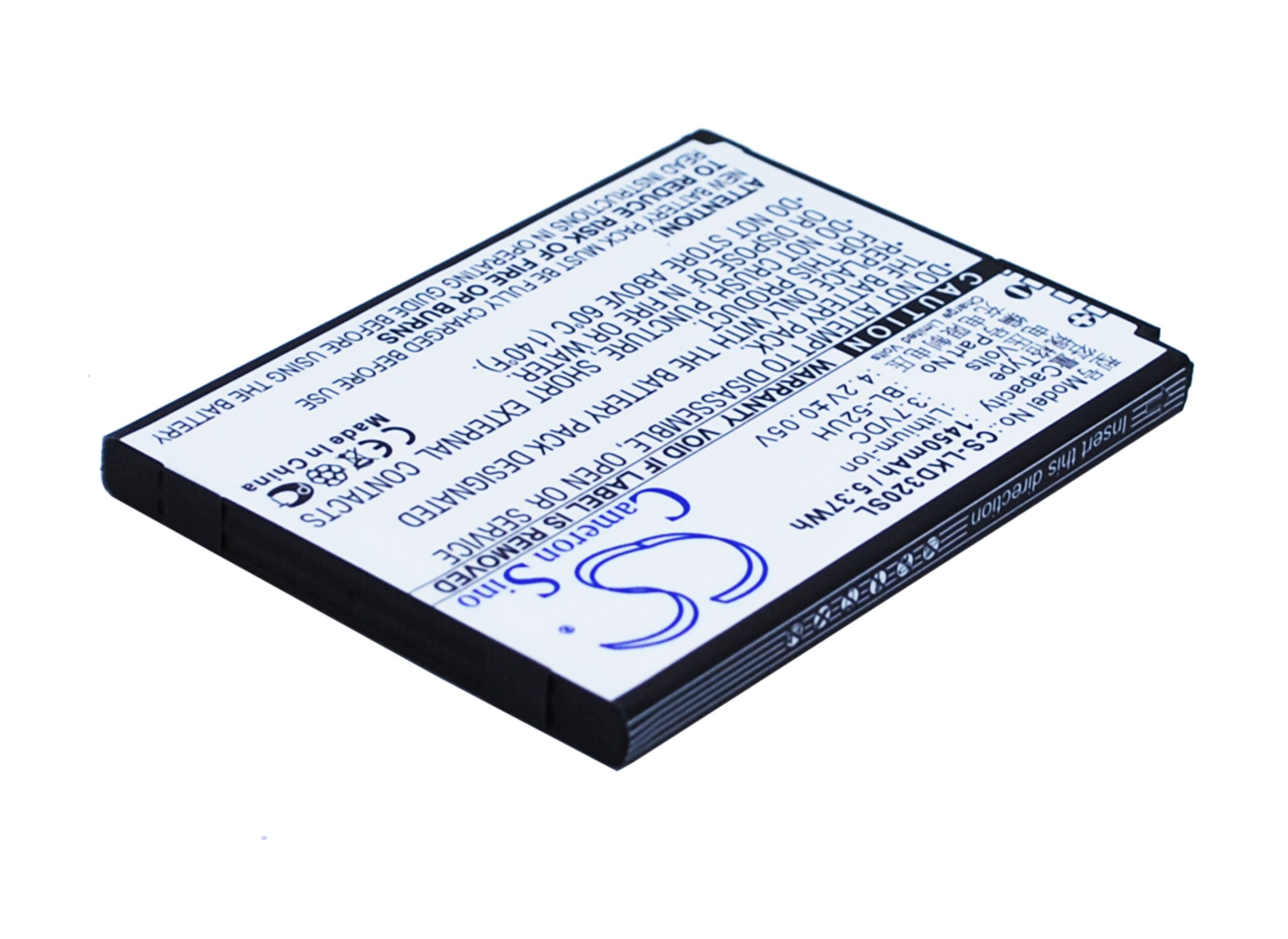 Акумулятор LG D280, D280N, D285, D320, D325, D325 Dual, D325 DUAL SIM, D329, Escape 2, H420, H440N, H440Y, H443, L Fino, L41C, L65, L70, LS620, MS323, Optimus Exceed 2, Optimus Exceed II, Optimus L65, Optimus L70, Pulse, Realm, Spirit 4G, Ultimate - Зображення 3