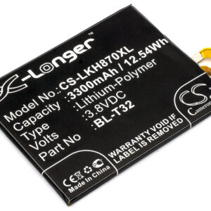 Акумулятор LG AS993, G6, G6 TD-LTE, G600KP, G600KR, G600LP, G600LR, G600S, G600SP, G600SR, H870AR, H870DS, H870DSU, H870I, H870K, H870S, H870U, H871, H872, H873, H873U, LS993, US997, US997U, VS988, VS988B, VS988G, VS988P, VS988T, VS988W
