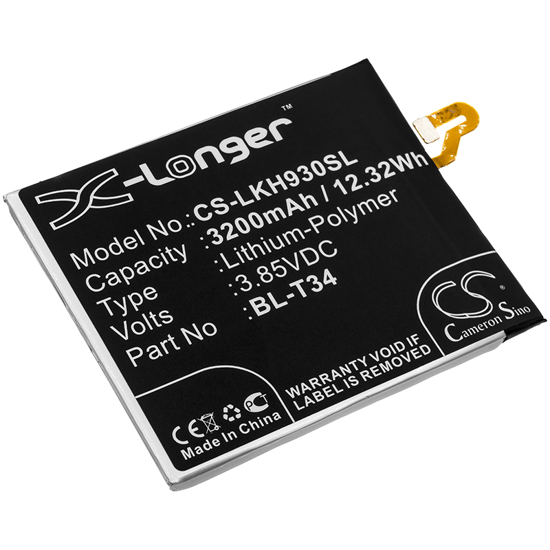 Акумулятор LG AS998, H930, H930DS, H930G, H930K, H931, H932U, H933, LMV350AWMH, LMV350EAW, LMV350EM, LS998, LS998U, Storm, US998, US998R, US998U, V30, V30+, V300K, V300KW, V300L, V300LW, V300S, V300SW, V30S, V30S+, V35, V35 Signature Edition, V35