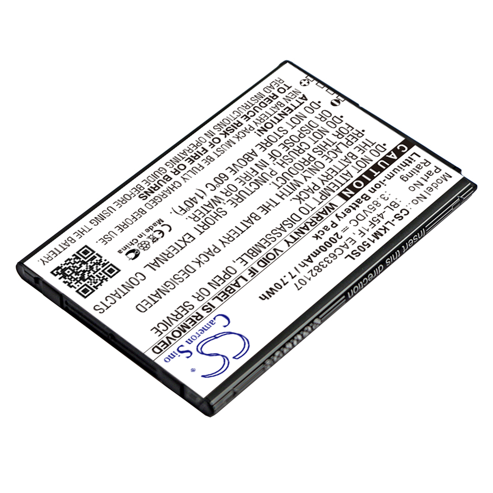 Акумулятор LG Aristo, Aristo 2, Aristo 2 Plus, Aristo LTE, DLGN5008, Fortune, Fortune 2, Fortune L57B, Fortune M153, K10 Pro 2017, K10 Pro 2017 Dual SIM, K10 Pro 2017 Dual SIM TD-LTE, K4 2017, K4 Fortune M153, K4X230TI, K8, K8 2017, K8+ 2018, K8+ - Зображення 2