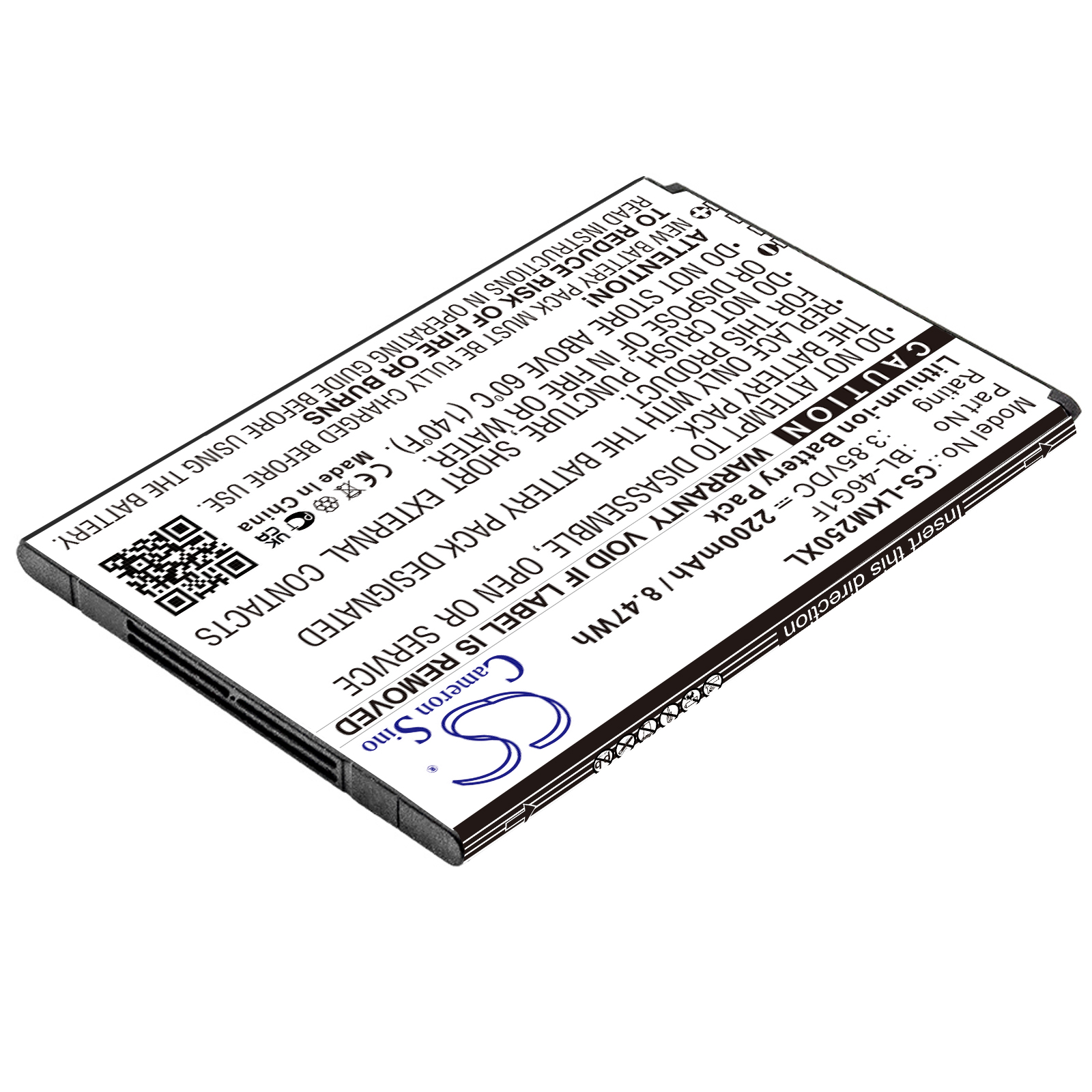 Акумулятор LG Grace, Harmony, K10 2017, K121K, K121L, K121S, K20 Plus, K20 Plus 2017, K20 Plus 2017 LTE-A, K20 V, K425, K428, K430H, K8V 2017, K8V 2017 XLTE, L59BL, M250N, M257, MP260, TP260, VS501, X400 - Зображення 2
