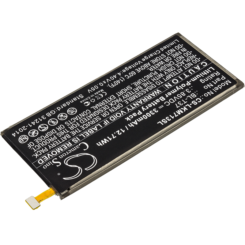 Акумулятор LG L713DL, LG-Q710AL, LM-L713DL, LMQ710BAW, LM-Q710CS, LMQ710FA, LMQ710FM, LMQ710HS, LMQ710HSW, LM-Q710MS, LMQ710NAW, LMQ710RA, LMQ710YAW, LMQ710YBW, LMQ710YMW, LM-V405UA, Q Note+ Dual SIM, Q Stylus Alpha, Q Stylus Alpha LTE-A, Q Stylus - Зображення 2