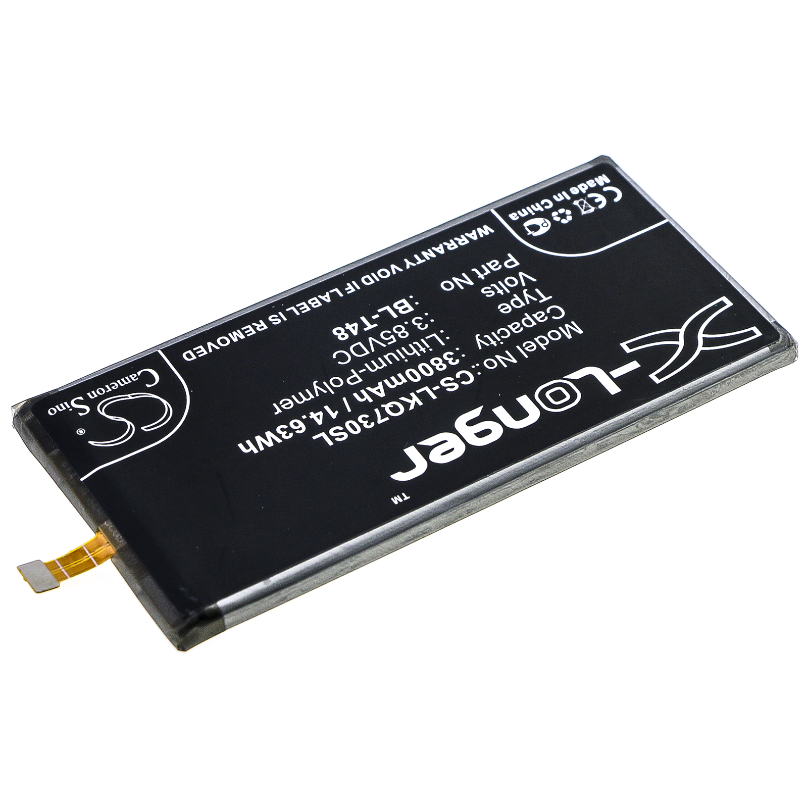 Акумулятор LG LMQ730AM4, LMQ730AM4A, LMQ730MM, LMQ730QM0, LMQ730QM5, LMQ730QM6, LMQ730QM7, LMQ730TM3, LMQ730TM3A, LMQ730TMW, LMQ730TMWA, LMQ730VMW, LMQ730VMWA, Q730AM4, Q730MM, Q730QM0, Q730QM5, Q730QM6, Q730QM7, Q730TM3, Q730TMW, Q730VMW, Stylo 6 - Зображення 2
