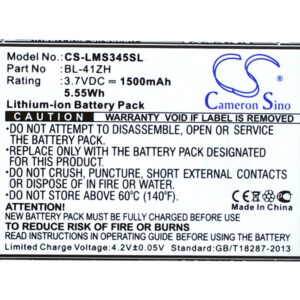 Акумулятор LG C40 Power, D213, D213N, D290, D290N, Destiny, H320, H320MB, H324, H326t, H326TV, H340, H340N, H343, H345, L Fino, L21G, L21G Sunset, L22C, L22C Destiny, L33, L33L, L50, Leon, Leon 3G, Leon 4G, Leon LTE, Leon TV Dual SIM, LS665, MS345,