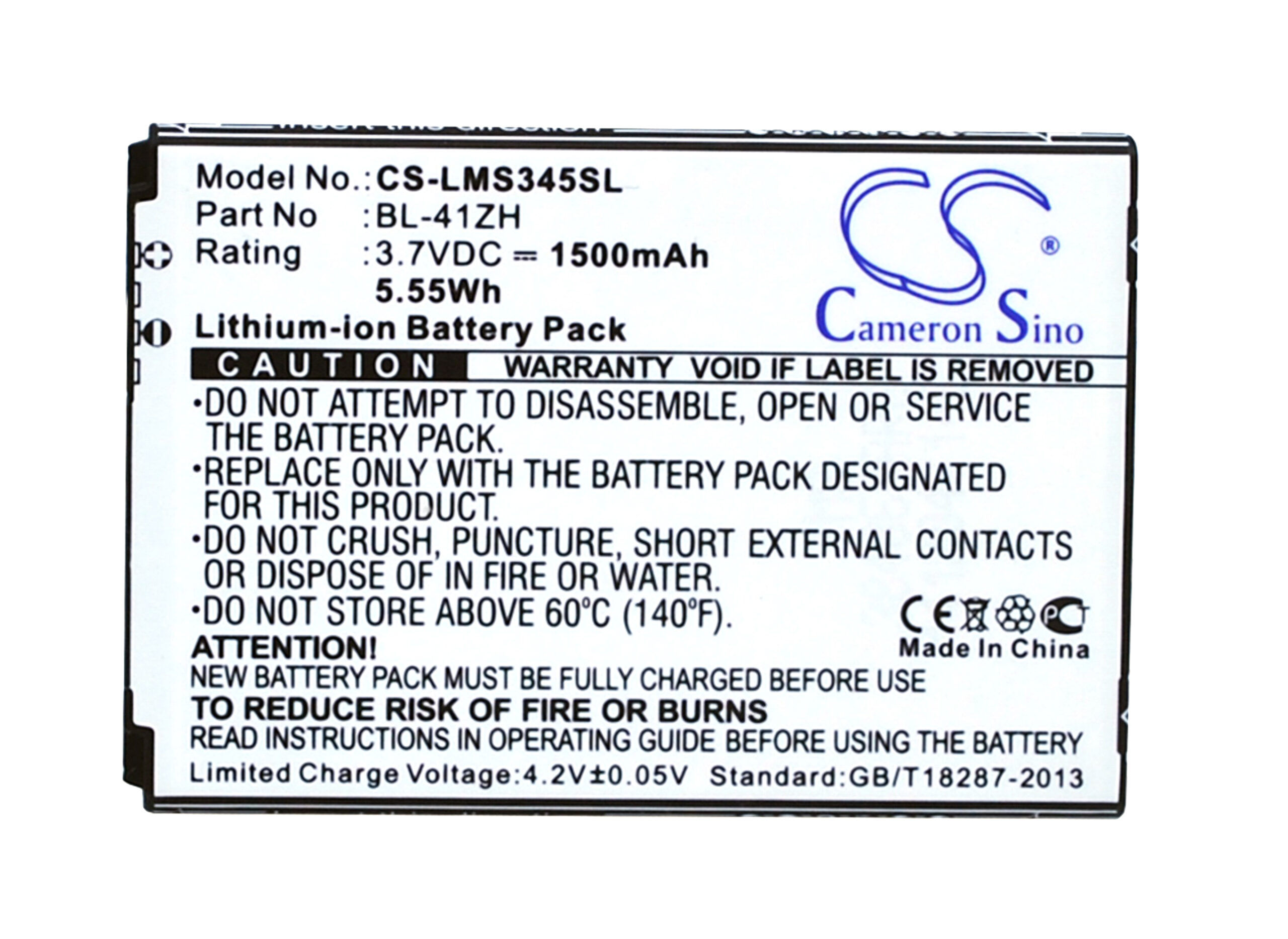 Акумулятор LG C40 Power, D213, D213N, D290, D290N, Destiny, H320, H320MB, H324, H326t, H326TV, H340, H340N, H343, H345, L Fino, L21G, L21G Sunset, L22C, L22C Destiny, L33, L33L, L50, Leon, Leon 3G, Leon 4G, Leon LTE, Leon TV Dual SIM, LS665, MS345,
