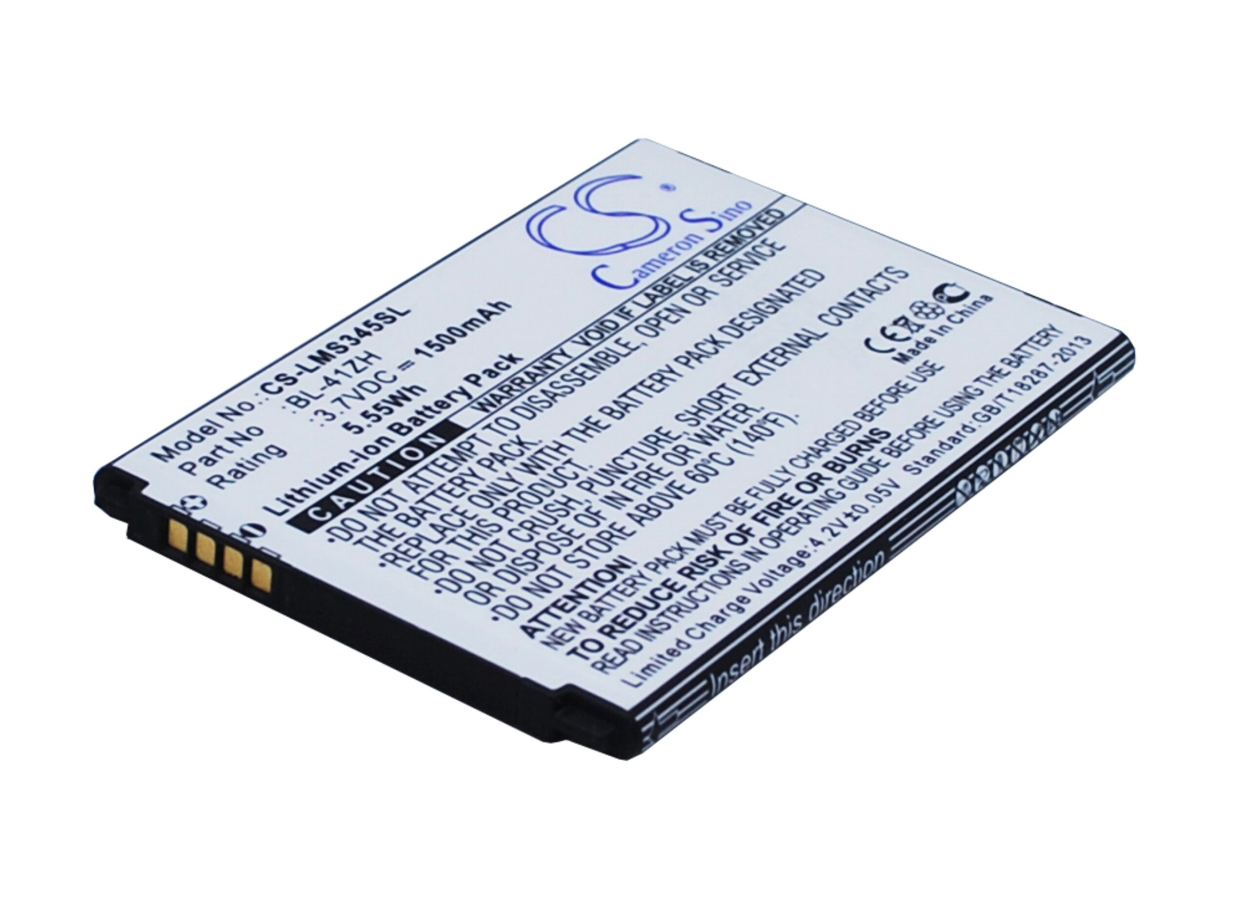 Акумулятор LG C40 Power, D213, D213N, D290, D290N, Destiny, H320, H320MB, H324, H326t, H326TV, H340, H340N, H343, H345, L Fino, L21G, L21G Sunset, L22C, L22C Destiny, L33, L33L, L50, Leon, Leon 3G, Leon 4G, Leon LTE, Leon TV Dual SIM, LS665, MS345, - Зображення 2