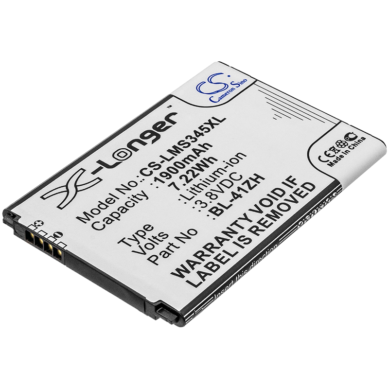 Акумулятор LG C40 Power, D213, D213N, D290, D290N, Destiny, H320, H320MB, H324, H326t, H326TV, H340, H340N, H343, H345, L Fino, L21G, L21G Sunset, L22C, L22C Destiny, L33, L33L, L50, Leon, Leon 3G, Leon 4G, Leon LTE, Leon TV Dual SIM, LS665, MS345,