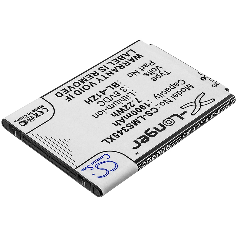 Акумулятор LG C40 Power, D213, D213N, D290, D290N, Destiny, H320, H320MB, H324, H326t, H326TV, H340, H340N, H343, H345, L Fino, L21G, L21G Sunset, L22C, L22C Destiny, L33, L33L, L50, Leon, Leon 3G, Leon 4G, Leon LTE, Leon TV Dual SIM, LS665, MS345, - Зображення 2