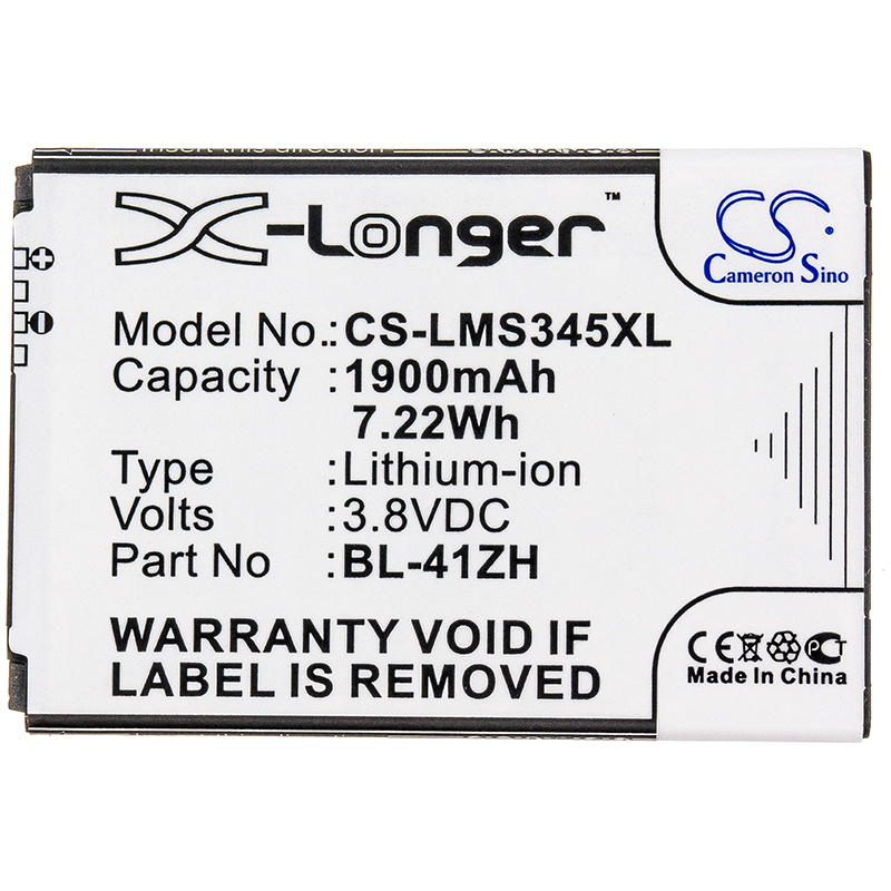 Акумулятор LG C40 Power, D213, D213N, D290, D290N, Destiny, H320, H320MB, H324, H326t, H326TV, H340, H340N, H343, H345, L Fino, L21G, L21G Sunset, L22C, L22C Destiny, L33, L33L, L50, Leon, Leon 3G, Leon 4G, Leon LTE, Leon TV Dual SIM, LS665, MS345, - Зображення 3