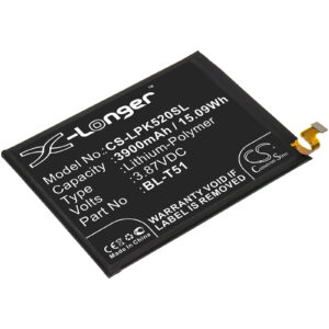 Акумулятор LG K420, K420BMW, K52, K52 2020, K520BMW, K520EMW, K525, K525BMW, K62 2020, K62+ 2020, LMK420BMW, LMK520BMW, LMK520EMW, LMK525BMW, LMQ520N, Q52 2020, Q520N