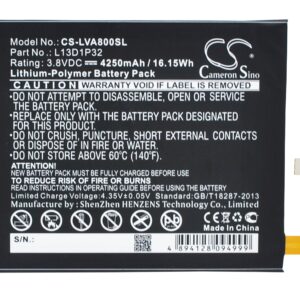 Акумулятор Lenovo IdeaPad A5500, IdeaPad A8, IdeaPad A8-50, TAB3 8