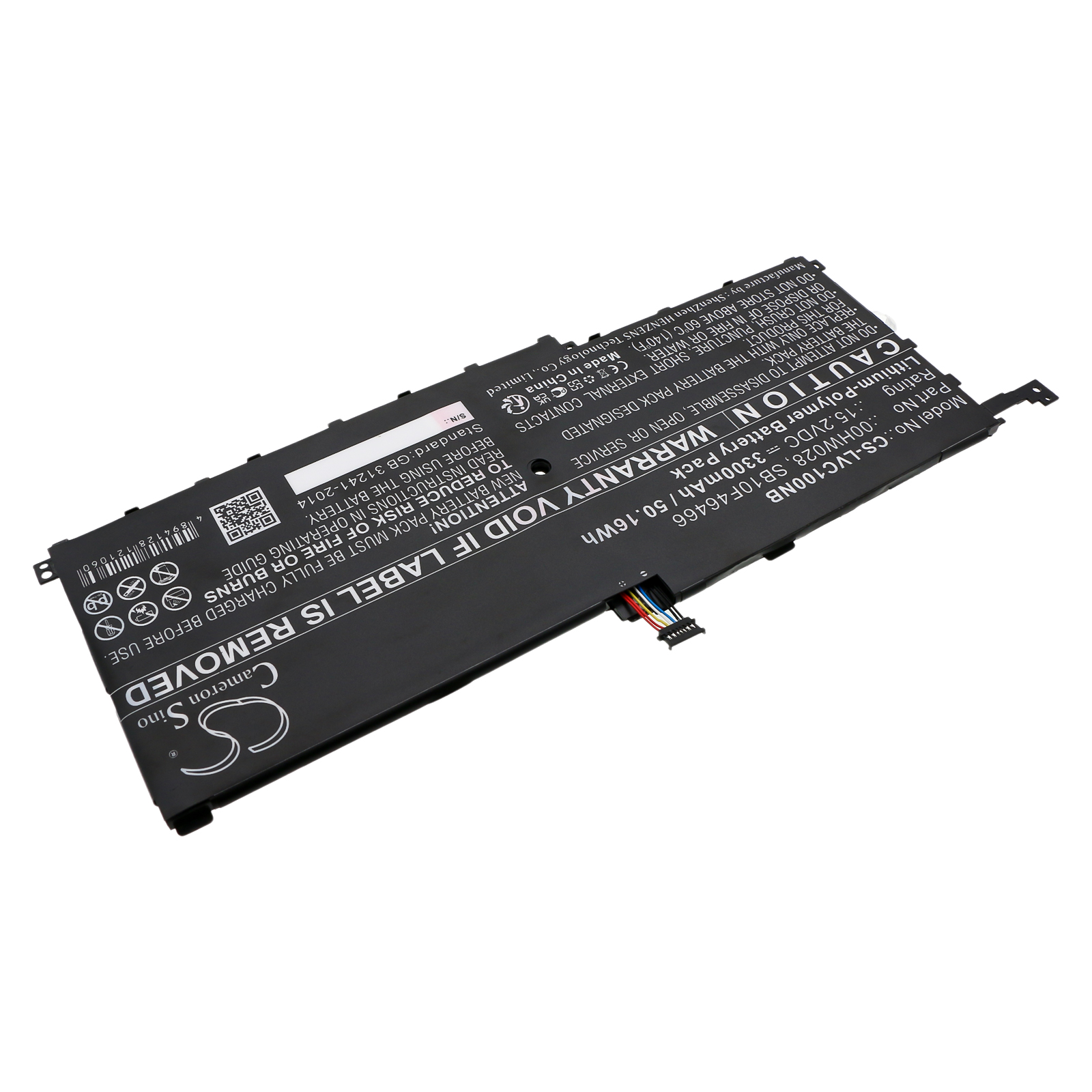 Акумулятор Lenovo 20FB002VGE, 20FB003RGE, 20FB0043GE, 20FQ000QUS, ThinkPad X1 20FB002RAU, ThinkPad X1 20FB006GAU, ThinkPad X1 20FBA043AU, ThinkPad X1 20FBA07PNZ, ThinkPad X1 20FBS0L900, ThinkPad X1 20FBS0XG00, ThinkPad X1 20FBS1B700, ThinkPad X1 - Зображення 2