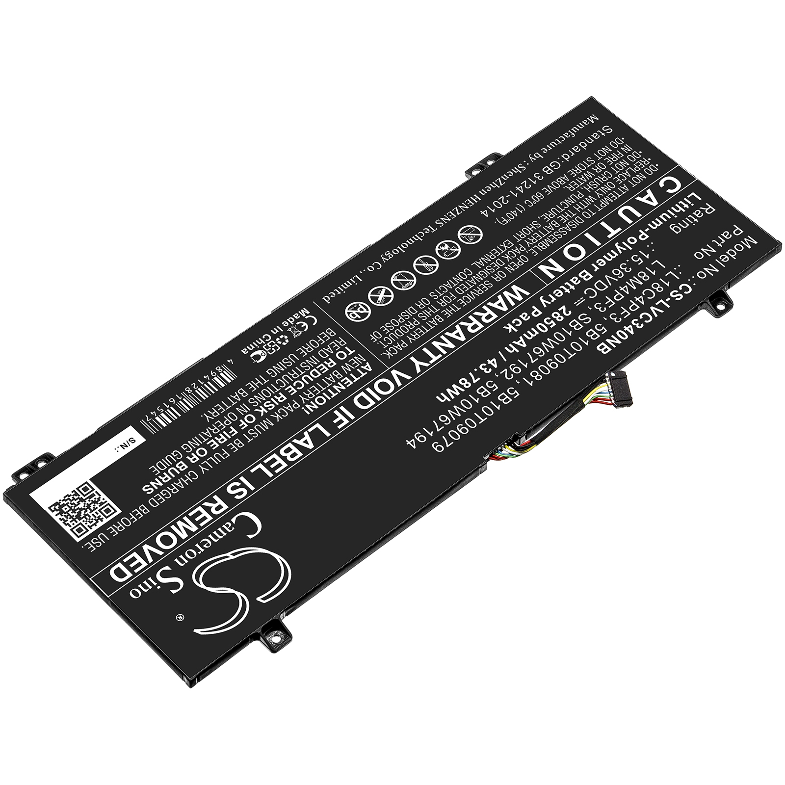 Акумулятор Lenovo IdeaPad C340-14API, Ideapad C340-14API 81N6004UGE, IdeaPad C340-14IWL, IdeaPad Flex-14API - Зображення 2
