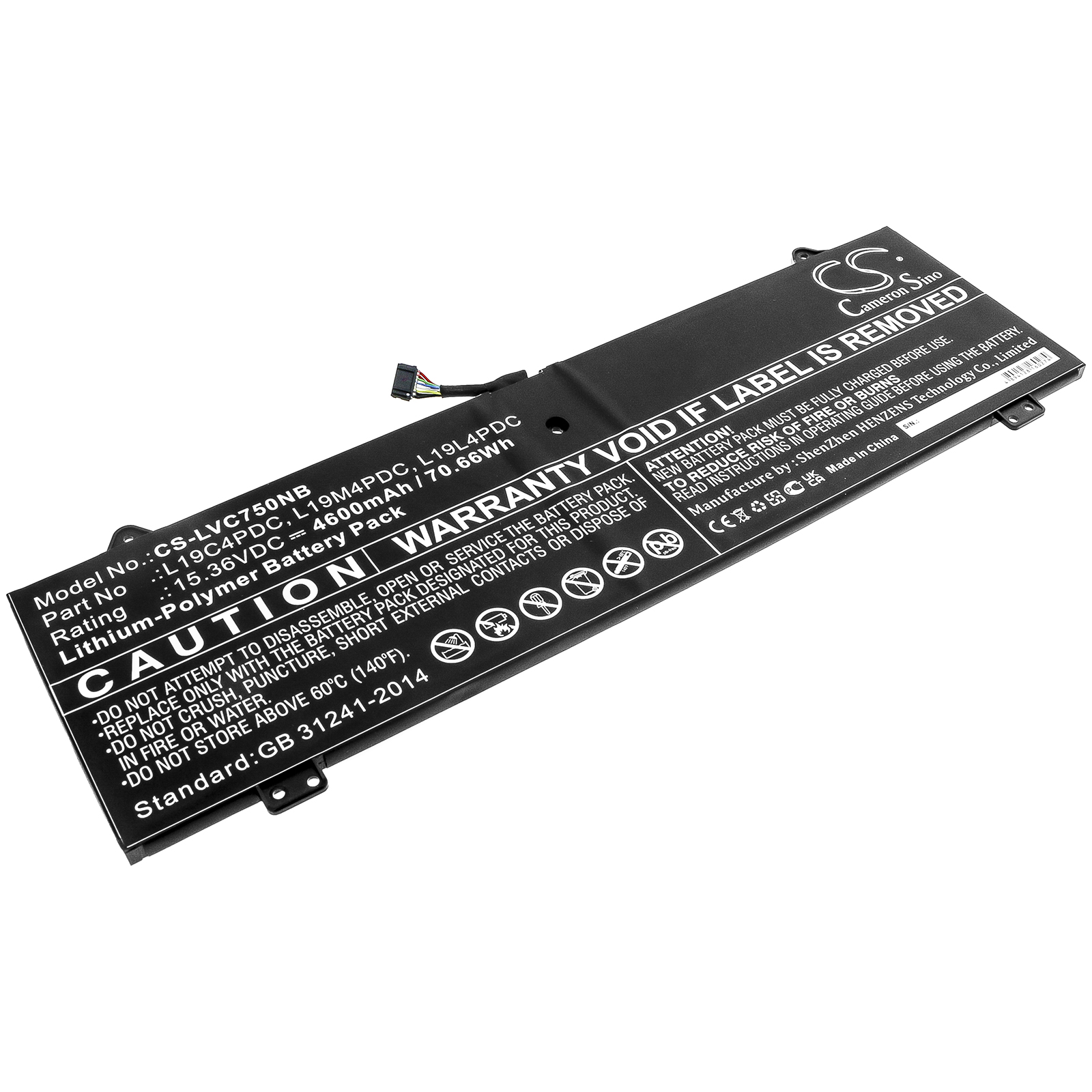 Акумулятор Lenovo Yoga 14C 2021, Yoga 14C ITL 2021, Yoga 7 14, Yoga 7 14 ITL5, Yoga C750 14 ITL