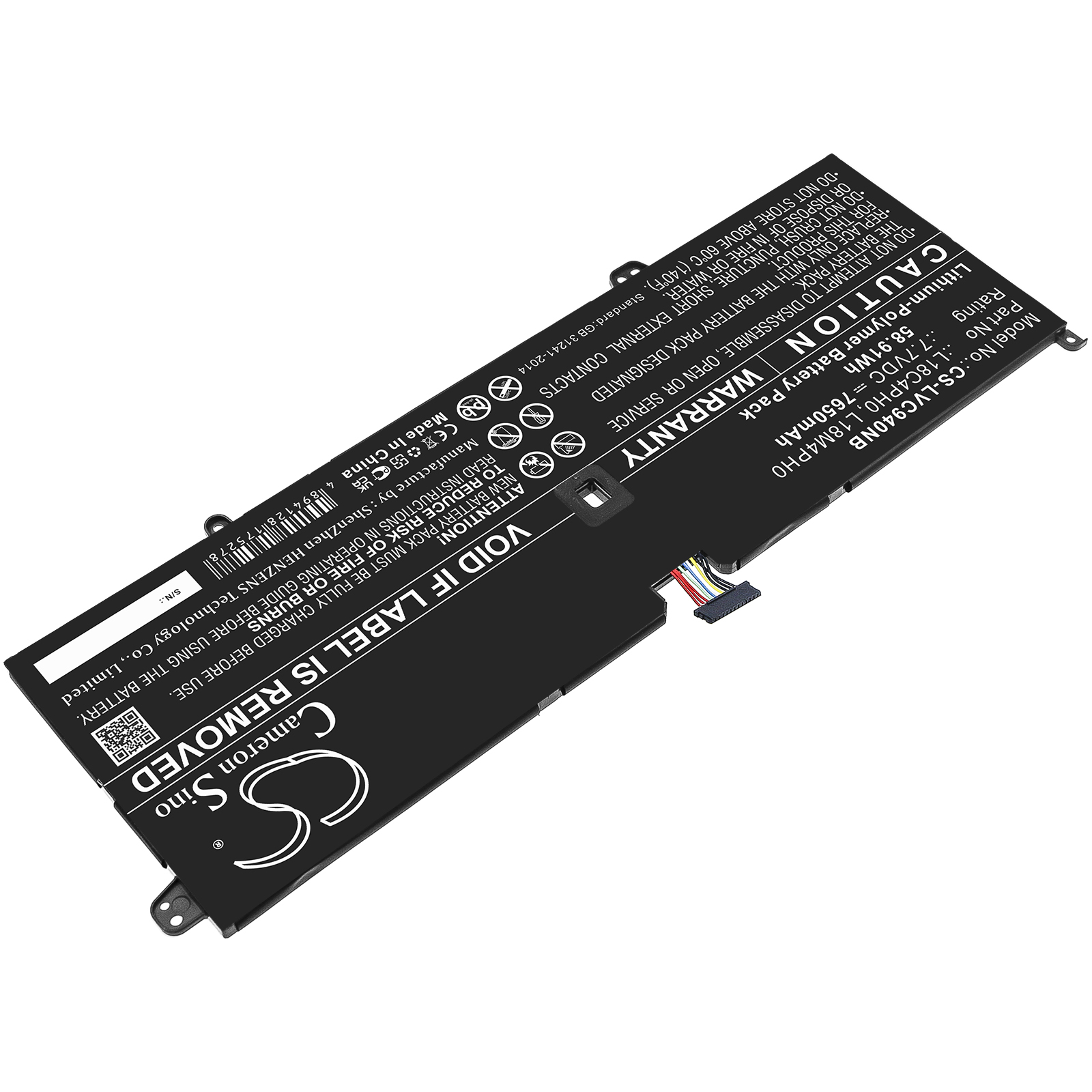 Акумулятор Lenovo Yoga C940 SP/A, Yoga C940-14IIL, Yoga C940-14IIL 81Q90007PH, Yoga C940-14IIL 81Q9000BGJ, Yoga C940-14IIL 81Q9000KAU, Yoga C940-14IIL 81Q9000MUS, Yoga C940-14IIL 81Q9000PMH, Yoga C940-14IIL 81Q9000SCK, Yoga C940-14IIL 81Q9000UCK, - Зображення 2