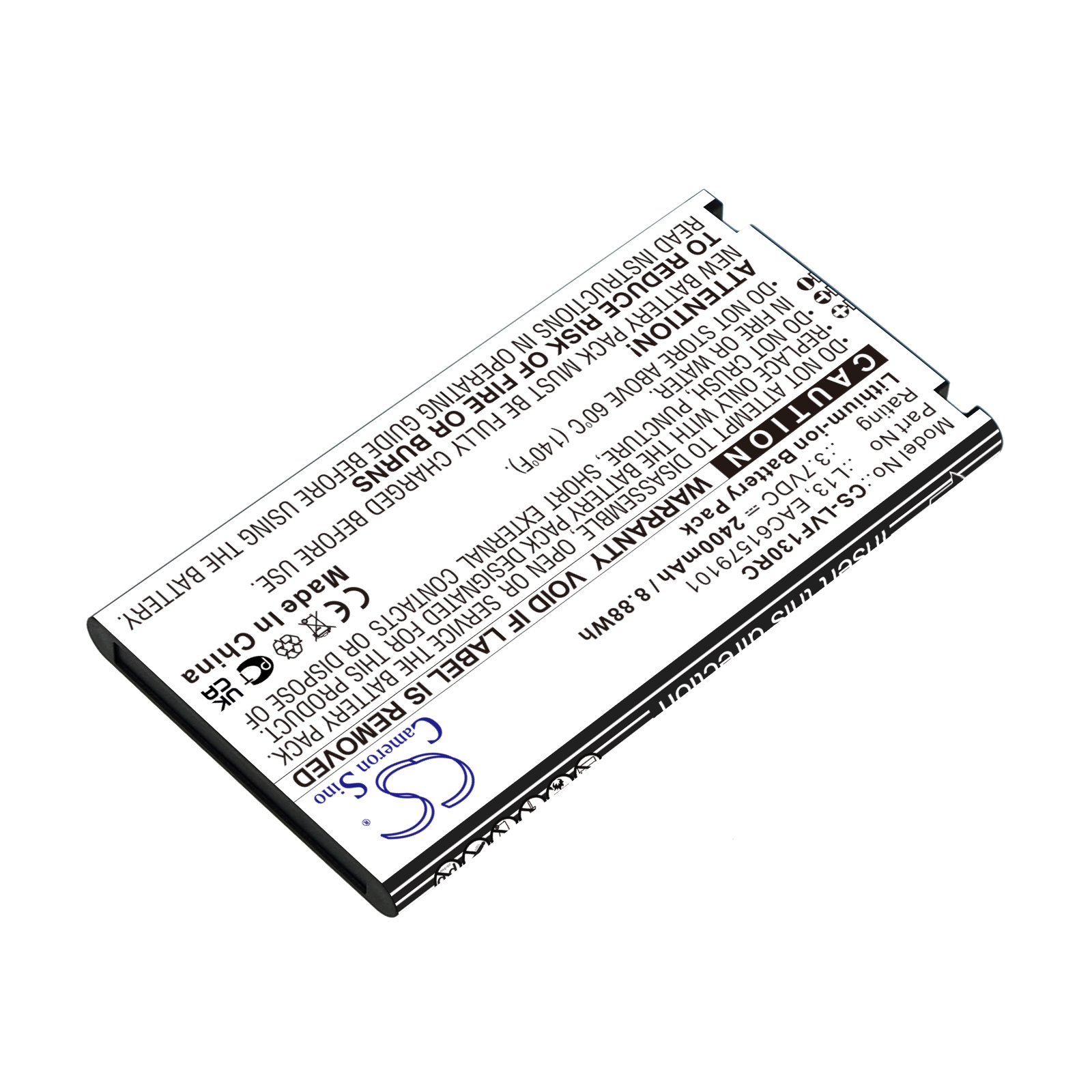 Акумулятор LG AGL29141, L09C, L-09C, L13 - Зображення 2