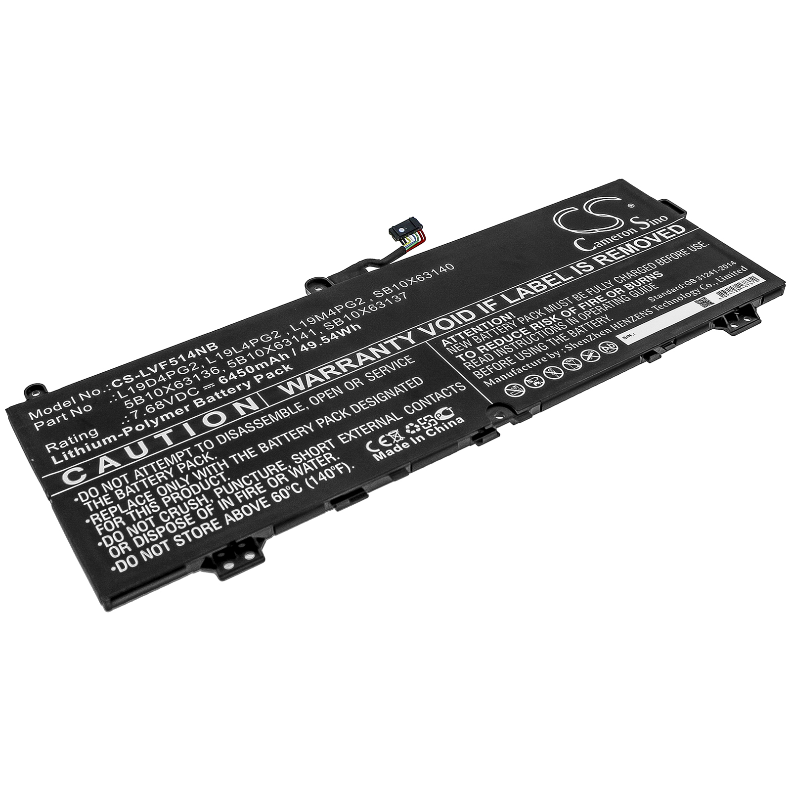 Акумулятор Lenovo C13 Yoga Gen 1 Chromebook-20UY, Flex 5 1570, Flex 5 CB-13IML05 82B80006UX, Flex 5 CB-13IML05 82B8000FAU, Flex 5 CB-13IML05 82B8000RAU, Flex 5 CB-13IML05 82B8003FAU, Flex 5-1470, IdeaPad Flex 5 1470, IdeaPad Flex 5 1570