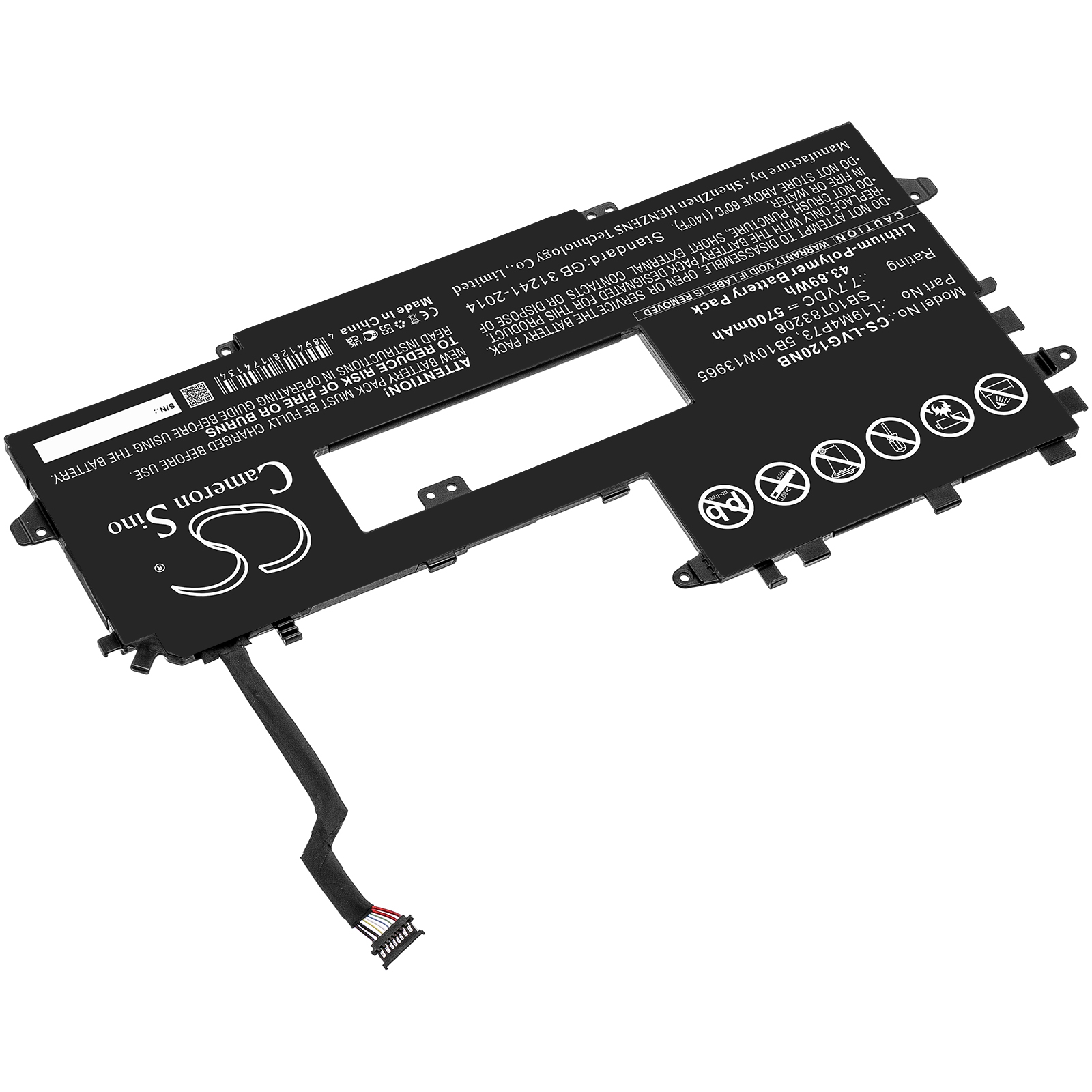 Акумулятор Lenovo ThinkPad X1 Titanium Yoga G1 2, ThinkPad X1 Titanium Yoga G1-2, ThinkPad X1 Titanium Yoga G1-2, ThinkPad X1 Titanium Yoga G1-2, ThinkPad X1 Titanium Yoga Gen , ThinkPad X1 Titanium Yoga Gen , ThinkPad X1 Titanium Yoga Gen , - Зображення 2