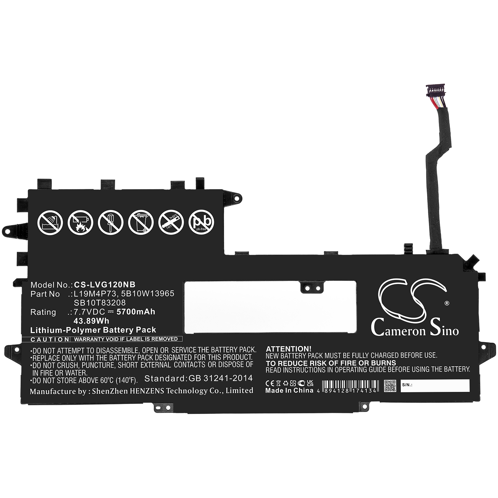 Акумулятор Lenovo ThinkPad X1 Titanium Yoga G1 2, ThinkPad X1 Titanium Yoga G1-2, ThinkPad X1 Titanium Yoga G1-2, ThinkPad X1 Titanium Yoga G1-2, ThinkPad X1 Titanium Yoga Gen , ThinkPad X1 Titanium Yoga Gen , ThinkPad X1 Titanium Yoga Gen , - Зображення 3