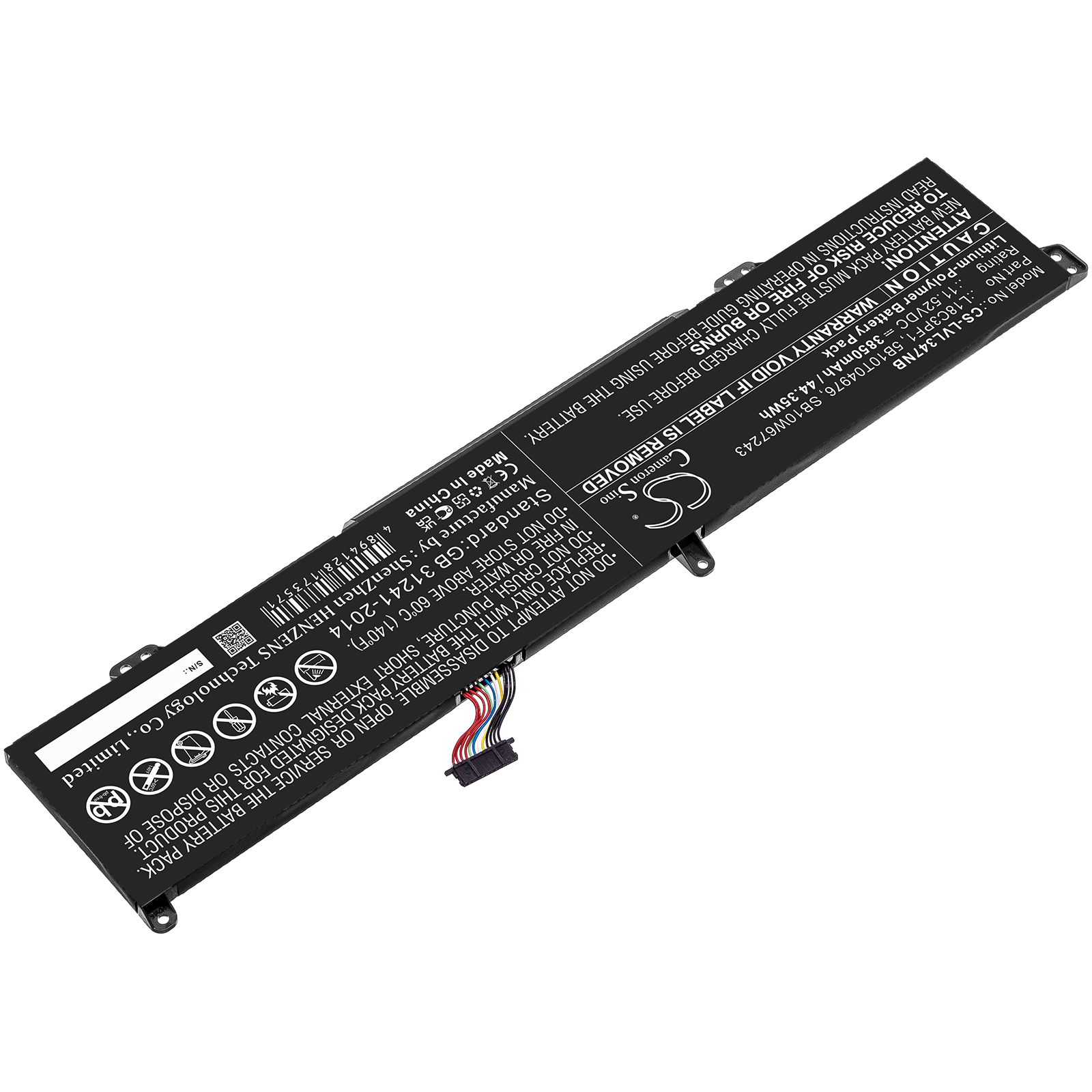 Акумулятор Lenovo Ideapad L340 15 Gaming, Ideapad L340 17 Gaming, Ideapad L340 17 Gaming L340-17, Ideapad L340 Gaming 15, Ideapad L340 Gaming 17, Ideapad L340-15irh Gaming, Ideapad L340-15irh(81lk00ckge), Ideapad L340-15irh. Ideapad L3, Ideapad - Зображення 2