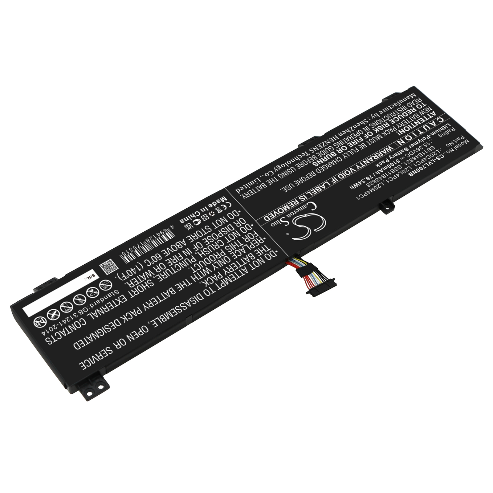Акумулятор Lenovo Legion 5 15ACH 82JU00BRGE, Legion 5 15ACH 82JU00BTGE, Legion 5 15ACH-82JU00C6GE-FL, Legion 5 Pro, Legion 5 Pro 16ACH6, Legion 5 Pro 16ACH6H, Legion 5 Pro 16ACH6H 82JQ000NS, Legion 5 Pro 16ACH6H 82JQ0019F, Legion 5 Pro 16ACH6H - Зображення 2