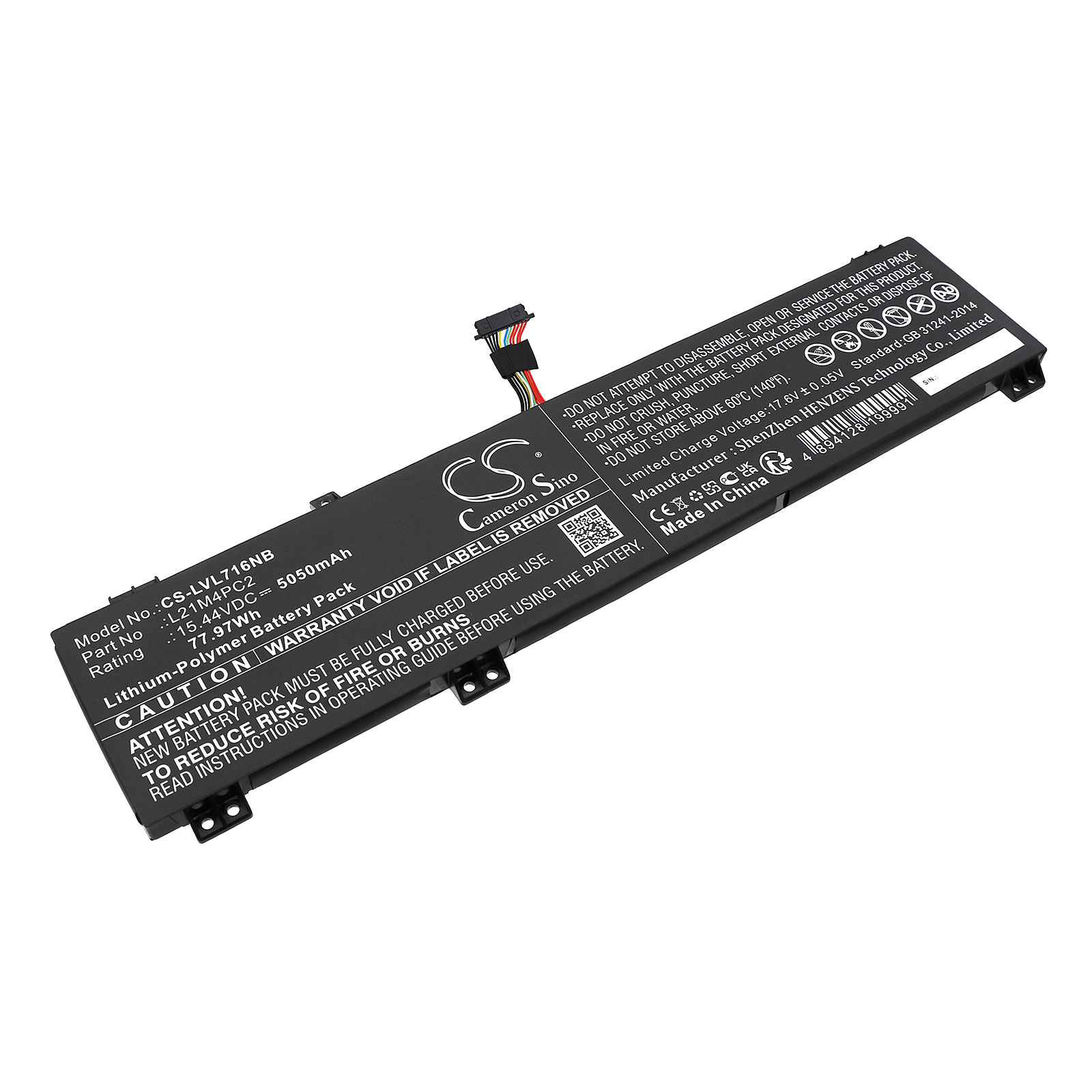 Акумулятор Lenovo Legion 7 16ARHA7 82UH0000US, Legion 7 16ARHA7 82UH0004UK, Legion 7 16ARHA7 82UH0008GE, Legion 7 16ARHA7 82UH000AMZ, Legion 7 16ARHA7 82UH000EMX, Legion 7 16ARHA7 82UH000HPG, Legion 7 16ARHA7 82UH000QMB, Legion 7 16ARHA7 82UH000TMZ,