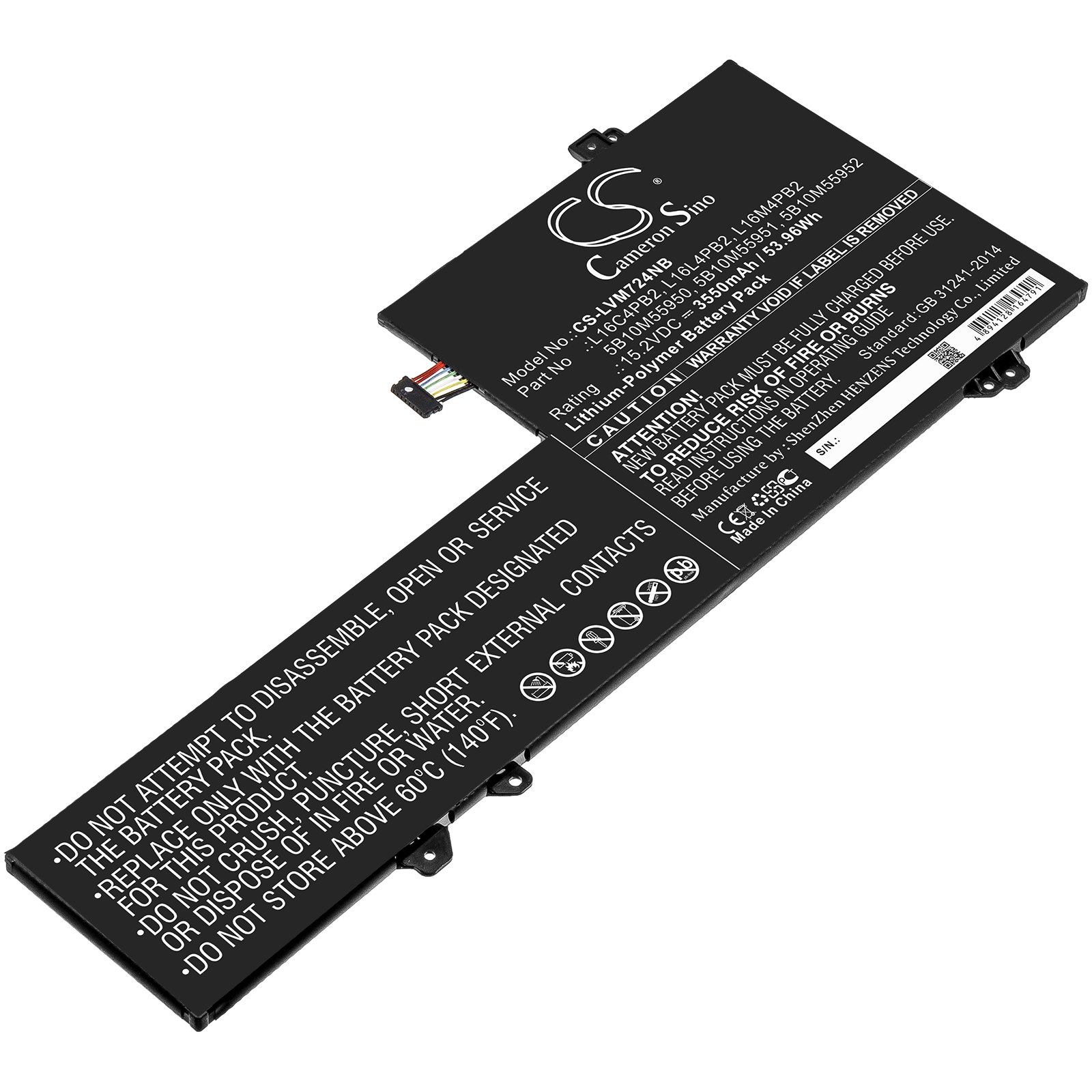 Акумулятор Lenovo Air 14 Pro, IdeaPad 720S-14, IdeaPad 720s-14IKB, IdeaPad 720s-14IKB 80XC, IdeaPad 720s-14IKB 81BD, IdeaPad 720S-14IKB 81BD003YMH, IdeaPad 720S-14IKB 81BD0051AU, IdeaPad 720s-14IKB(80XC/81BD), IdeaPad 720s-14IKB(80XC0003US), IdeaPad
