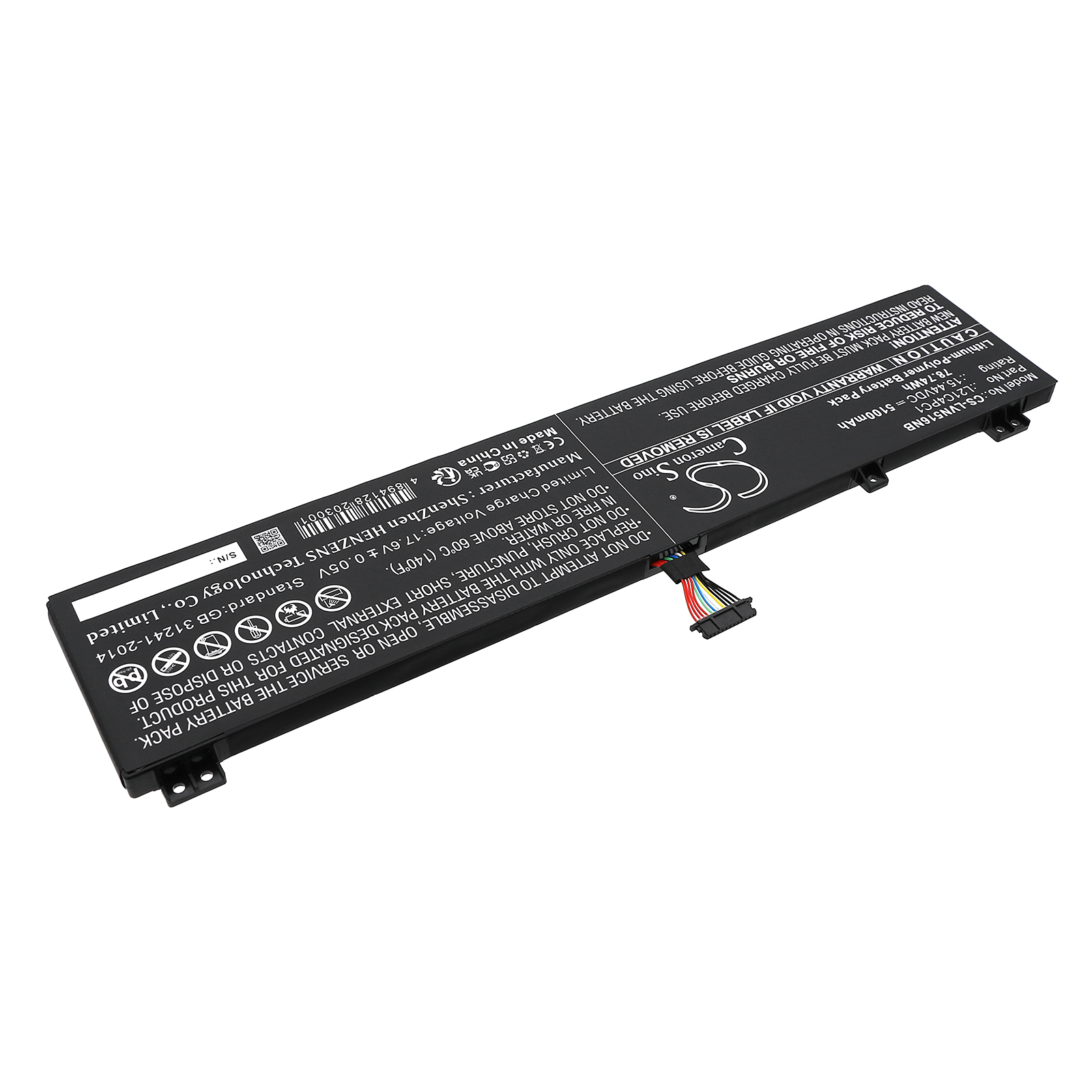 Акумулятор Lenovo Legion 5 15ARH7H 82RD0002SB, Legion 5 15ARH7H 82RD000HUK, Legion 5 15ARH7H 82RD0010US, Legion 5 15ARH7H 82RD001HUS, Legion 5 15ARH7H 82RD001RMX, Legion 5 15ARH7H 82RD0029TW, Legion 5 15ARH7H 82RD002RHH, Legion 5 15ARH7H 82RD0038MJ, - Зображення 2